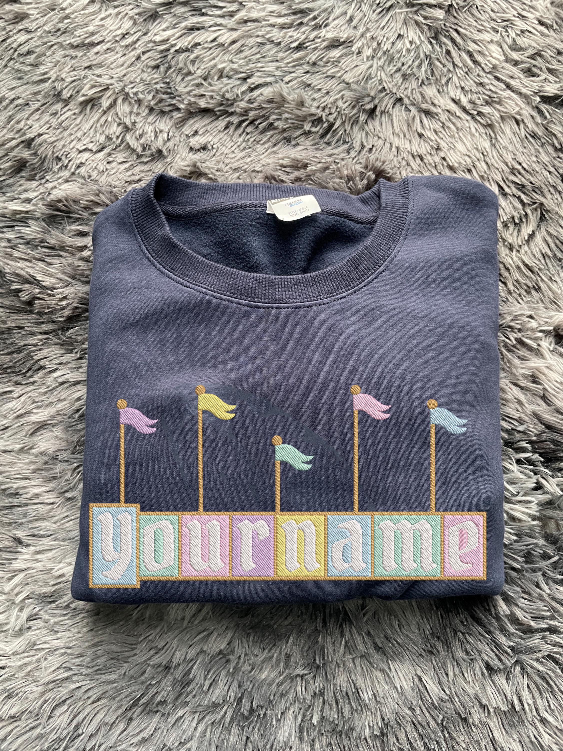 Custom Embroidered Name Shirt – Personalized Disney Vacation Outfit for Magical Disneyland Birthday and Family Trip Gift - photo 2