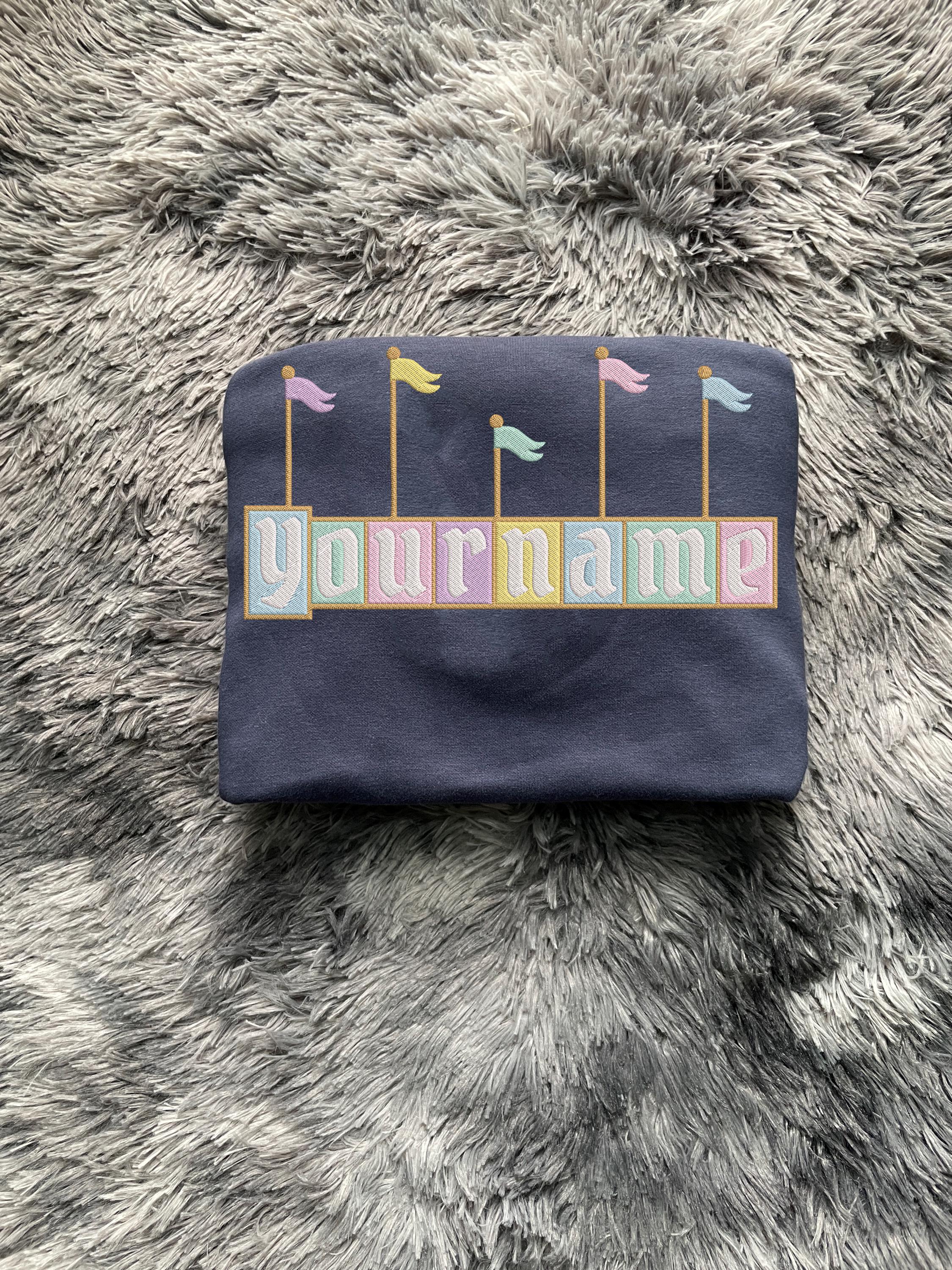 Custom Embroidered Name Shirt – Personalized Disney Vacation Outfit for Magical Disneyland Birthday and Family Trip Gift - photo 3