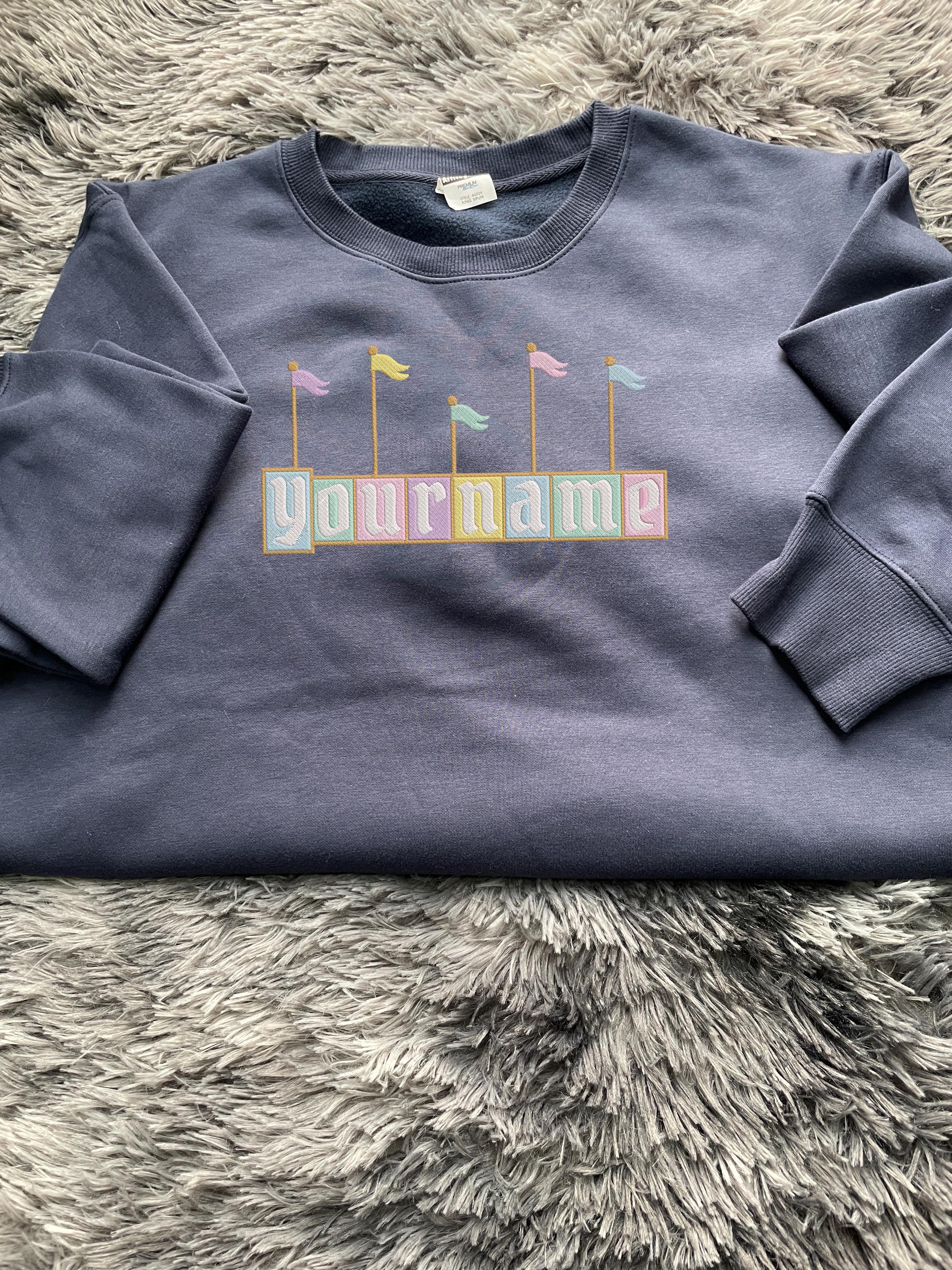 Custom Embroidered Name Shirt – Personalized Disney Vacation Outfit for Magical Disneyland Birthday and Family Trip Gift - photo 4