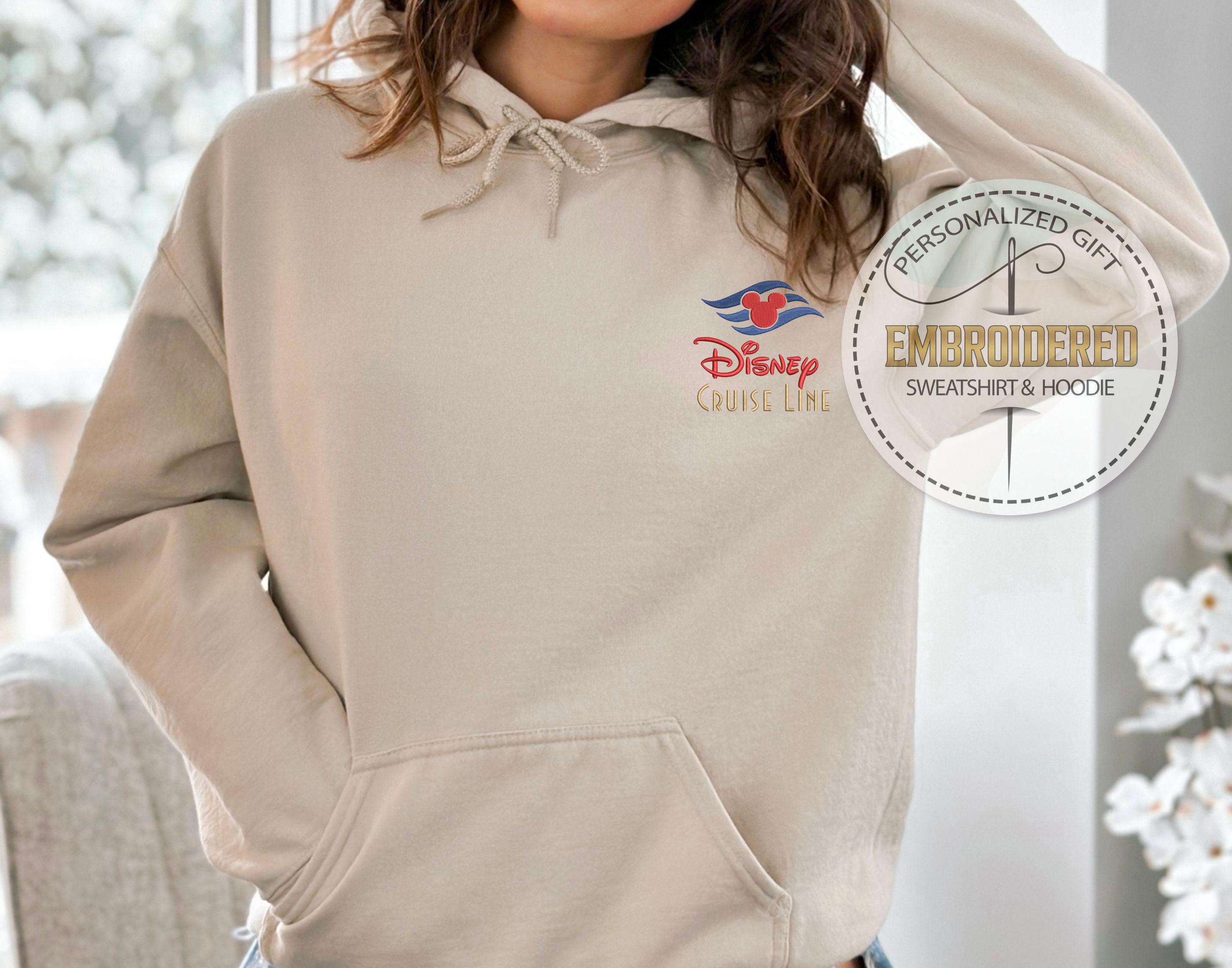 Embroidered Disney Cruise Line Hoodie with Cool Mickey – Disney World and Disneyland Vacation Sweatshirt - photo 2