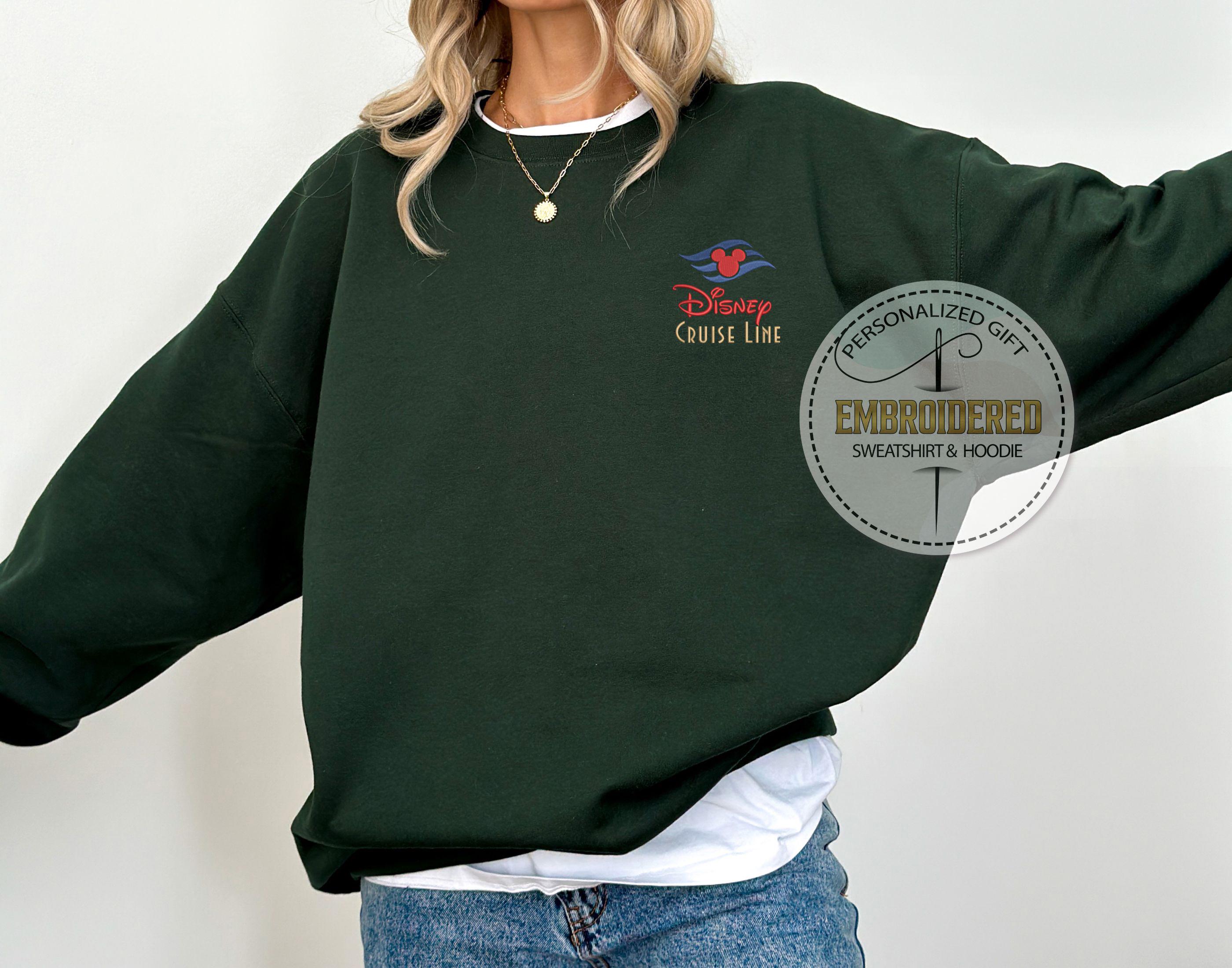 Embroidered Disney Cruise Line Hoodie with Cool Mickey – Disney World and Disneyland Vacation Sweatshirt - photo 3