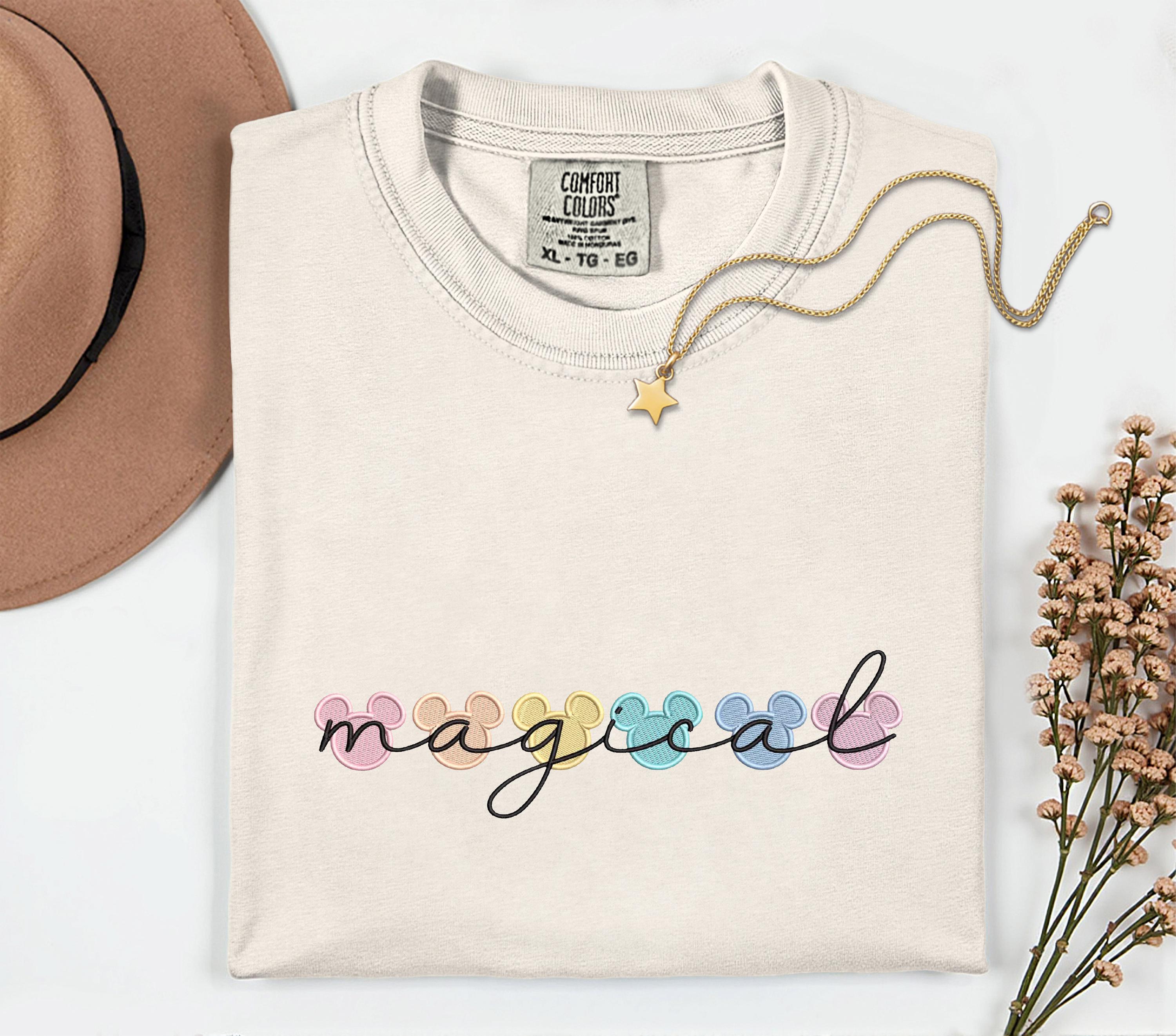 Embroidered Magic Kingdom Comfort Colors Shirt – Magical Disney World Vacation Trip Matching Tees for Families - photo 5