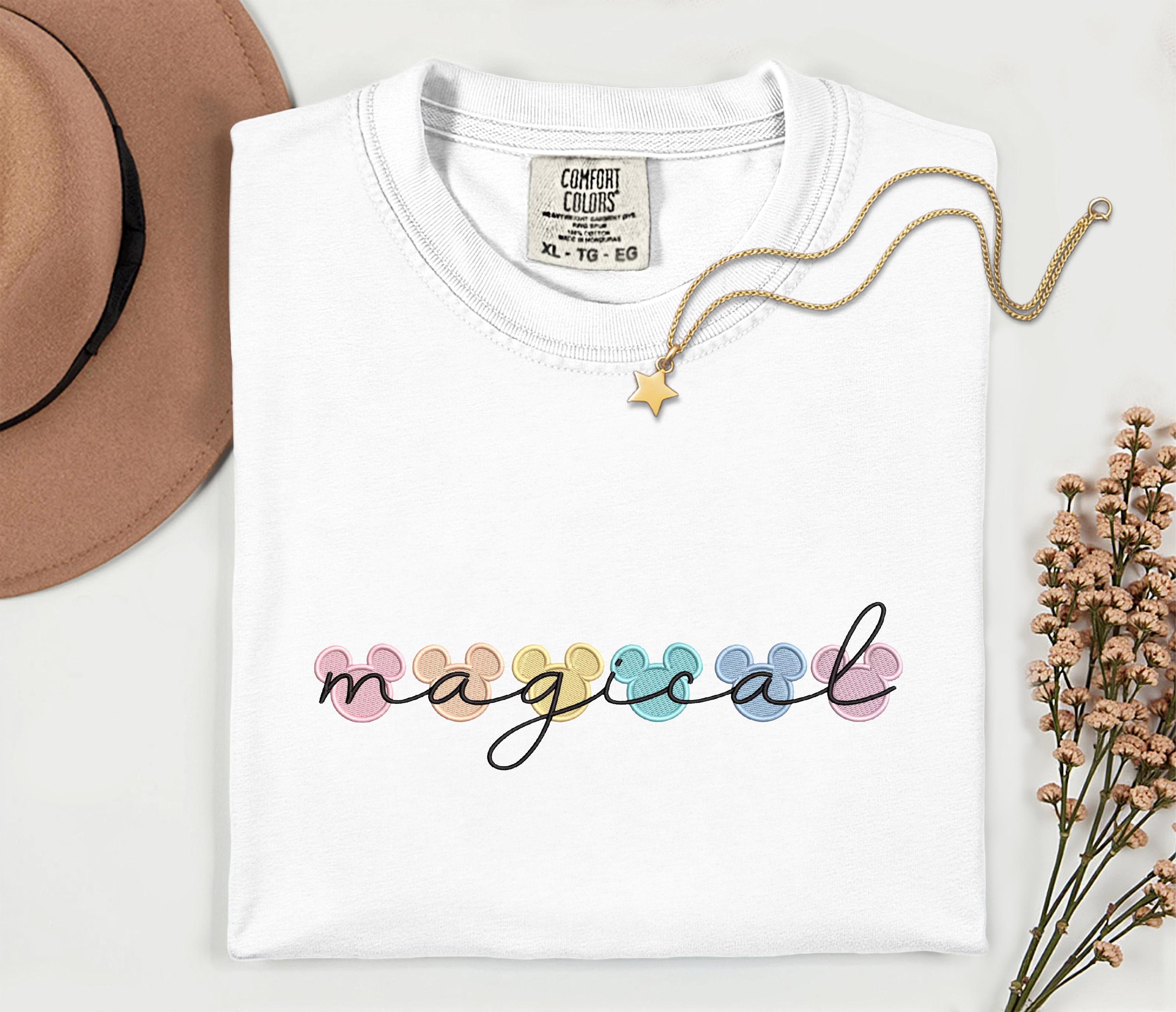 Embroidered Magic Kingdom Comfort Colors Shirt – Magical Disney World Vacation Trip Matching Tees for Families - photo 6