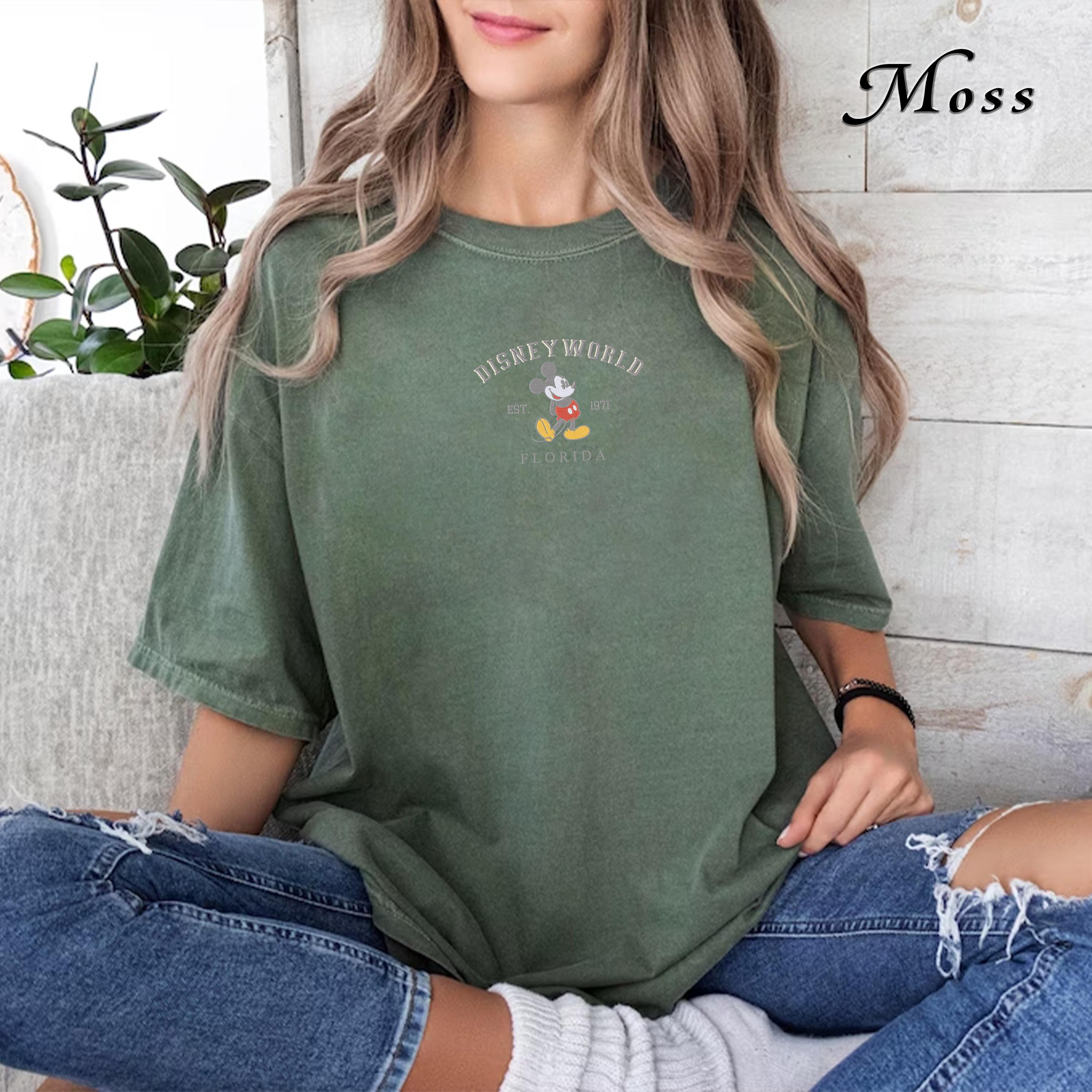 Embroidered Disney World Florida Shirt with Est 1971 Design – Mickey and Friends Walt Disney Vacation T-Shirt - photo 2