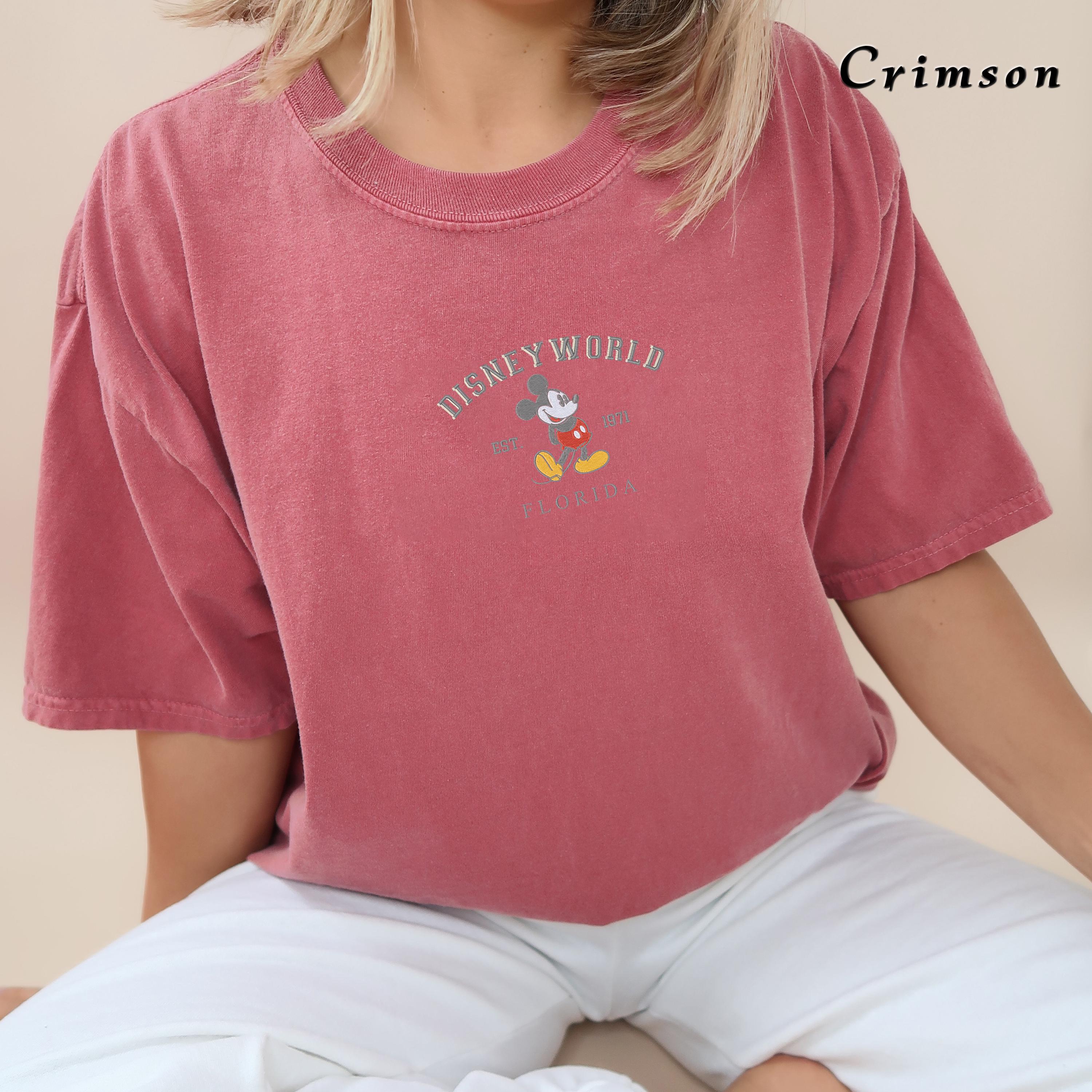 Embroidered Disney World Florida Shirt with Est 1971 Design – Mickey and Friends Walt Disney Vacation T-Shirt - photo 6