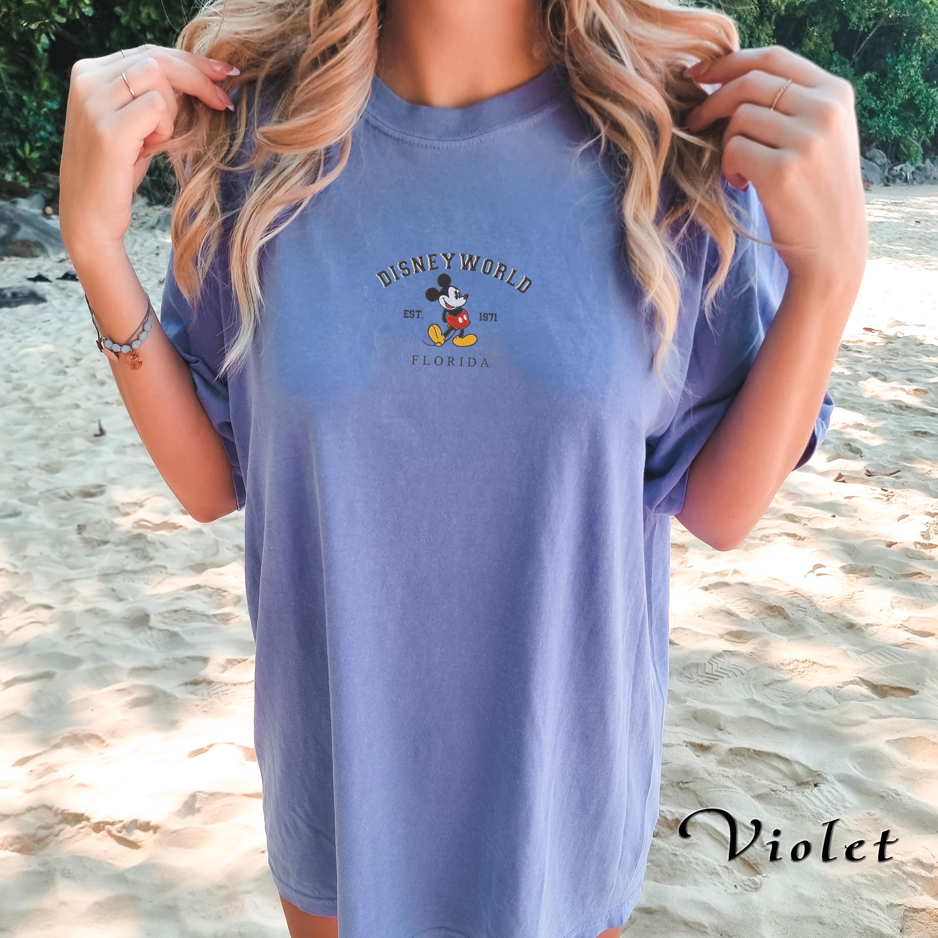 Embroidered Disney World Florida Shirt with Est 1971 Design – Mickey and Friends Walt Disney Vacation T-Shirt - photo 8
