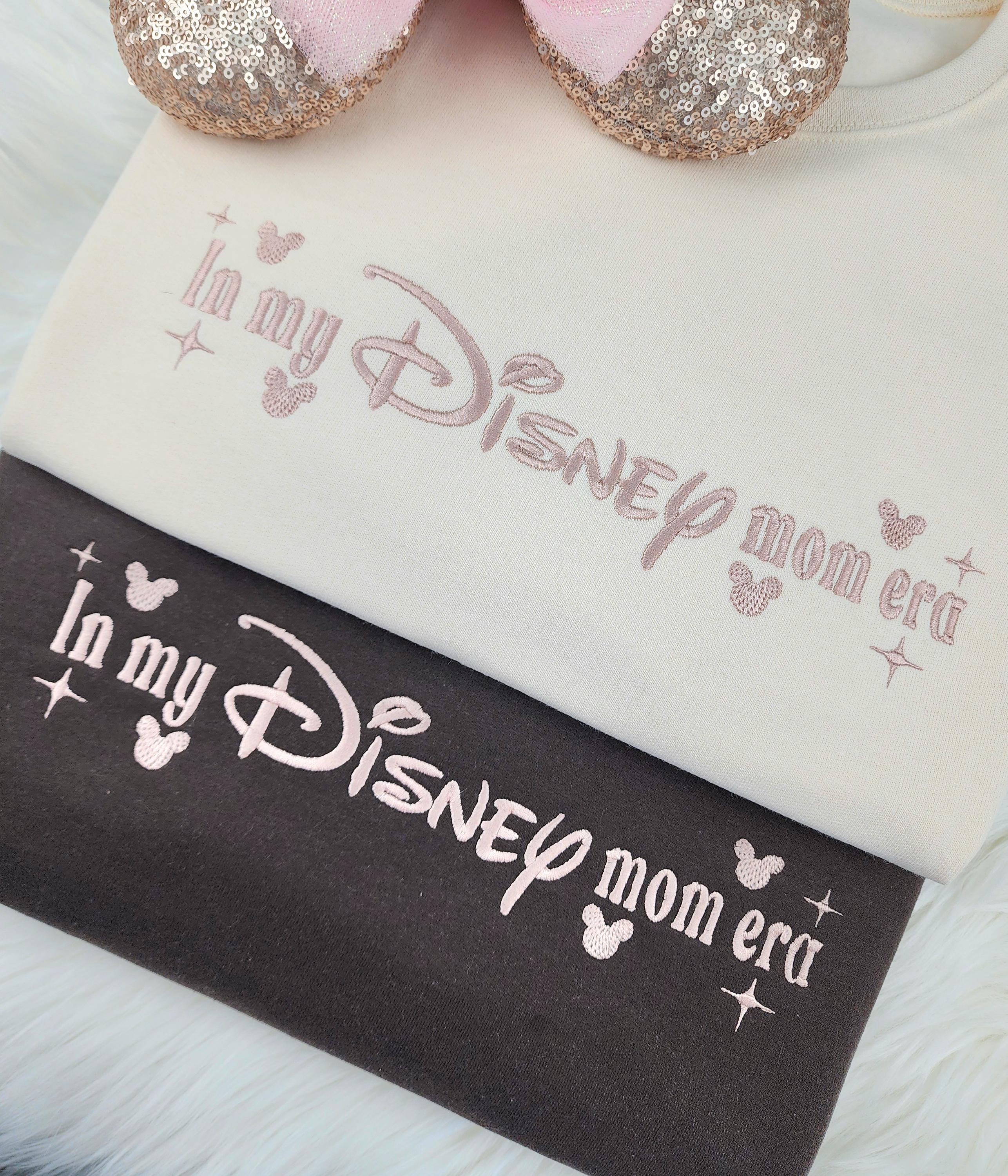 In My Disney Mom Era Embroidered Sweatshirt – Disneyland Embroidery Crewneck Shirt for Moms and Disney Fans - photo 2