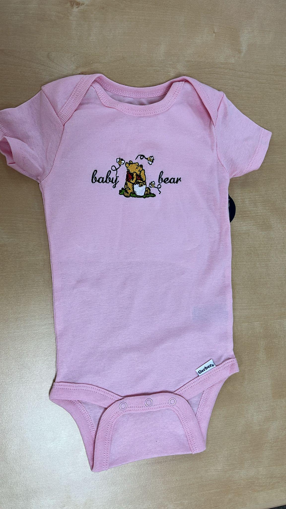 Personalized Embroidered Mama Bear and Baby Bear Disney Shirts – Custom Mama and Me Tees for New Mom Gifts - photo 3