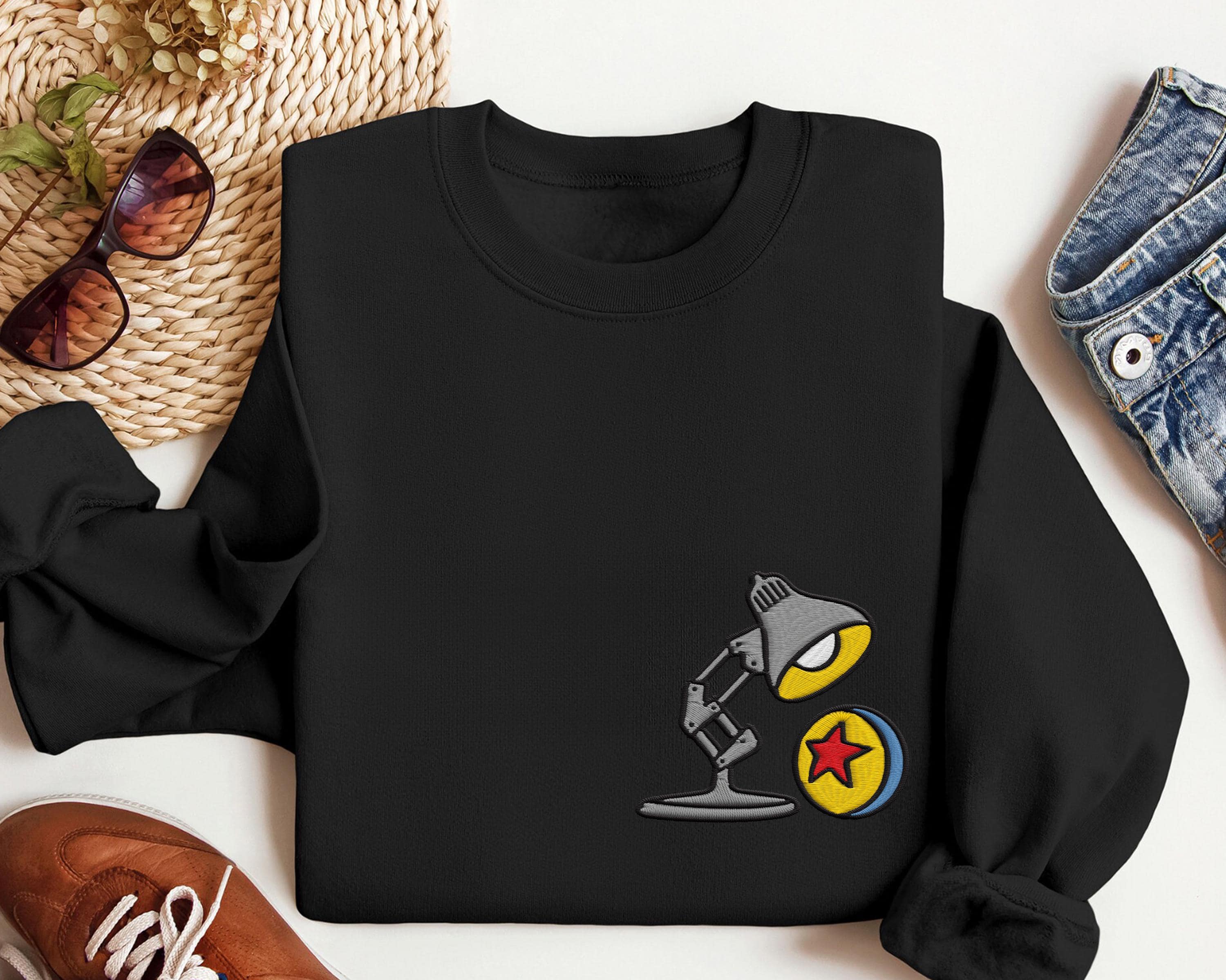Embroidered Disney Pixar Lamp Sweatshirt with Pixar Logo – Magic Kingdom Family Trip 2026 Sweater and Hoodie - photo 5