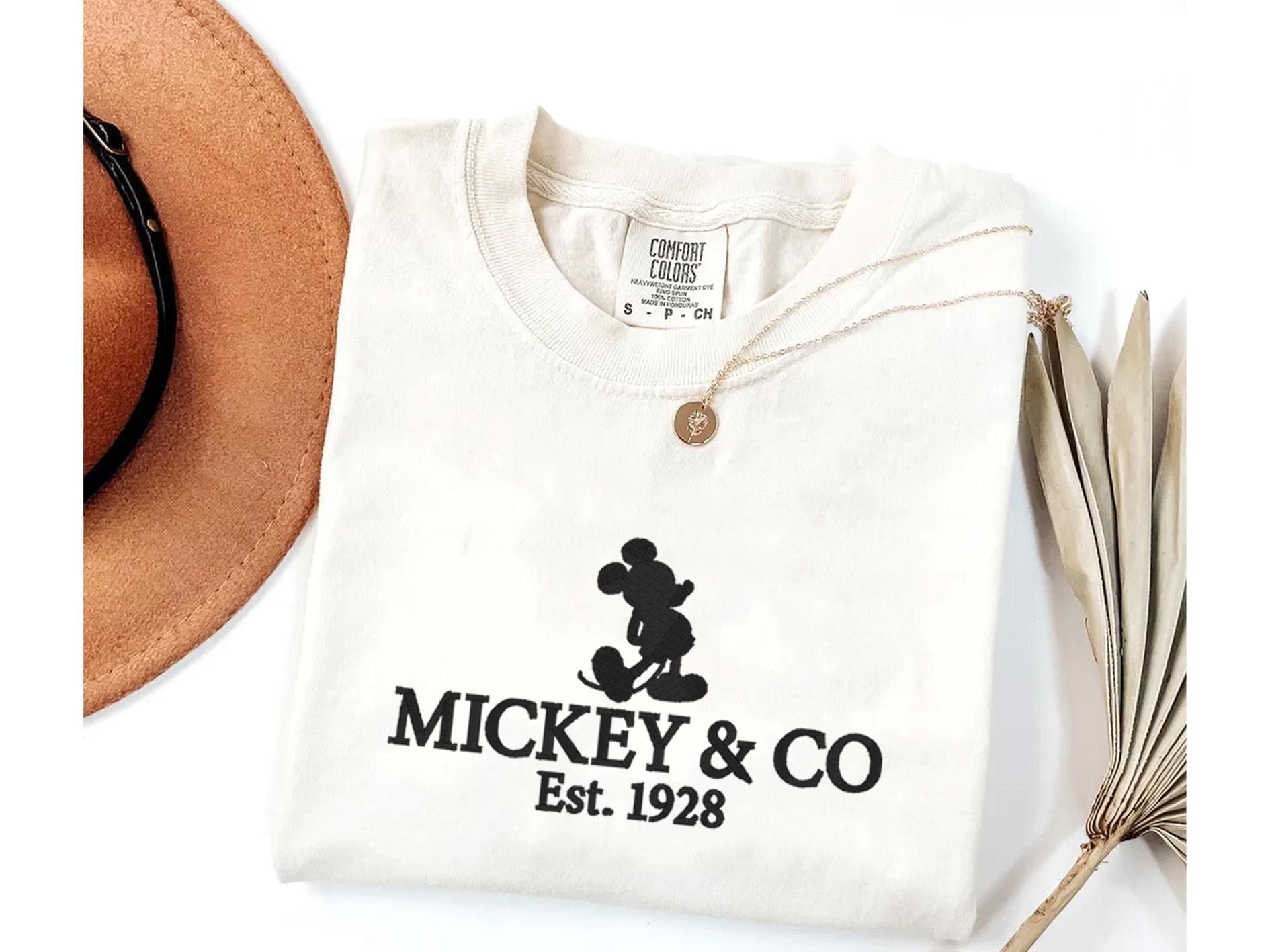Embroidered Mickey and Co Est 1928 Comfort Colors Shirt – Disney Inspired Vacation Tee and Gift for Disney Fans - photo 2