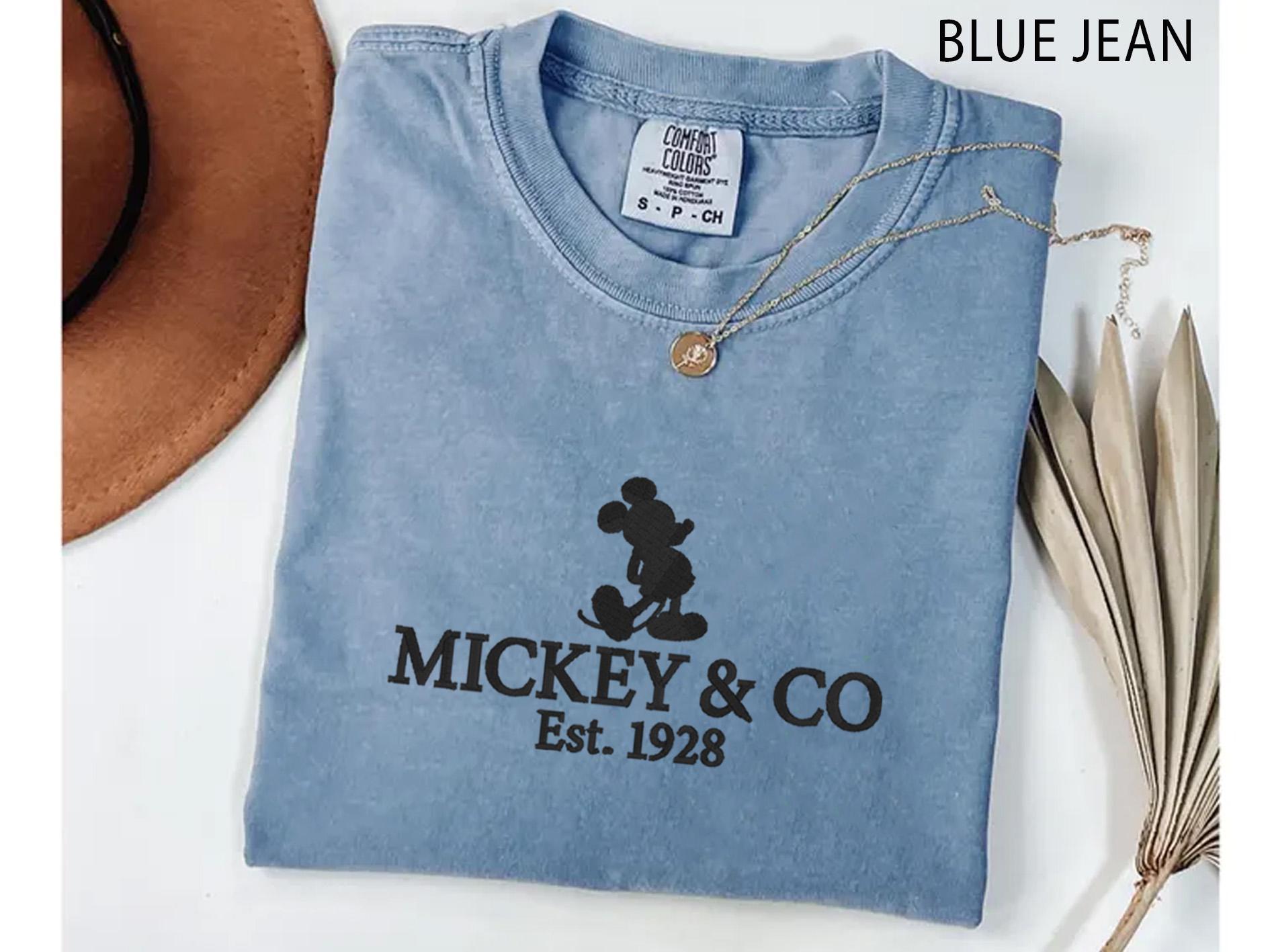 Embroidered Mickey and Co Est 1928 Comfort Colors Shirt – Disney Inspired Vacation Tee and Gift for Disney Fans - photo 4