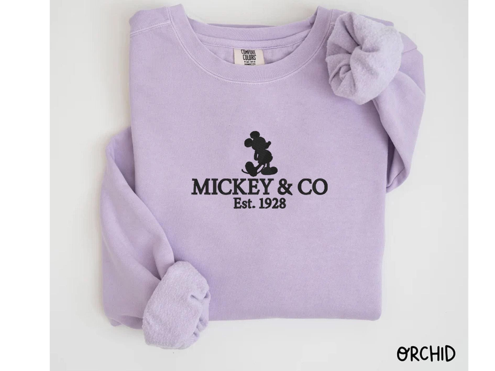 Embroidered Mickey and Co Est 1928 Comfort Colors Shirt – Disney Inspired Vacation Tee and Gift for Disney Fans - photo 5