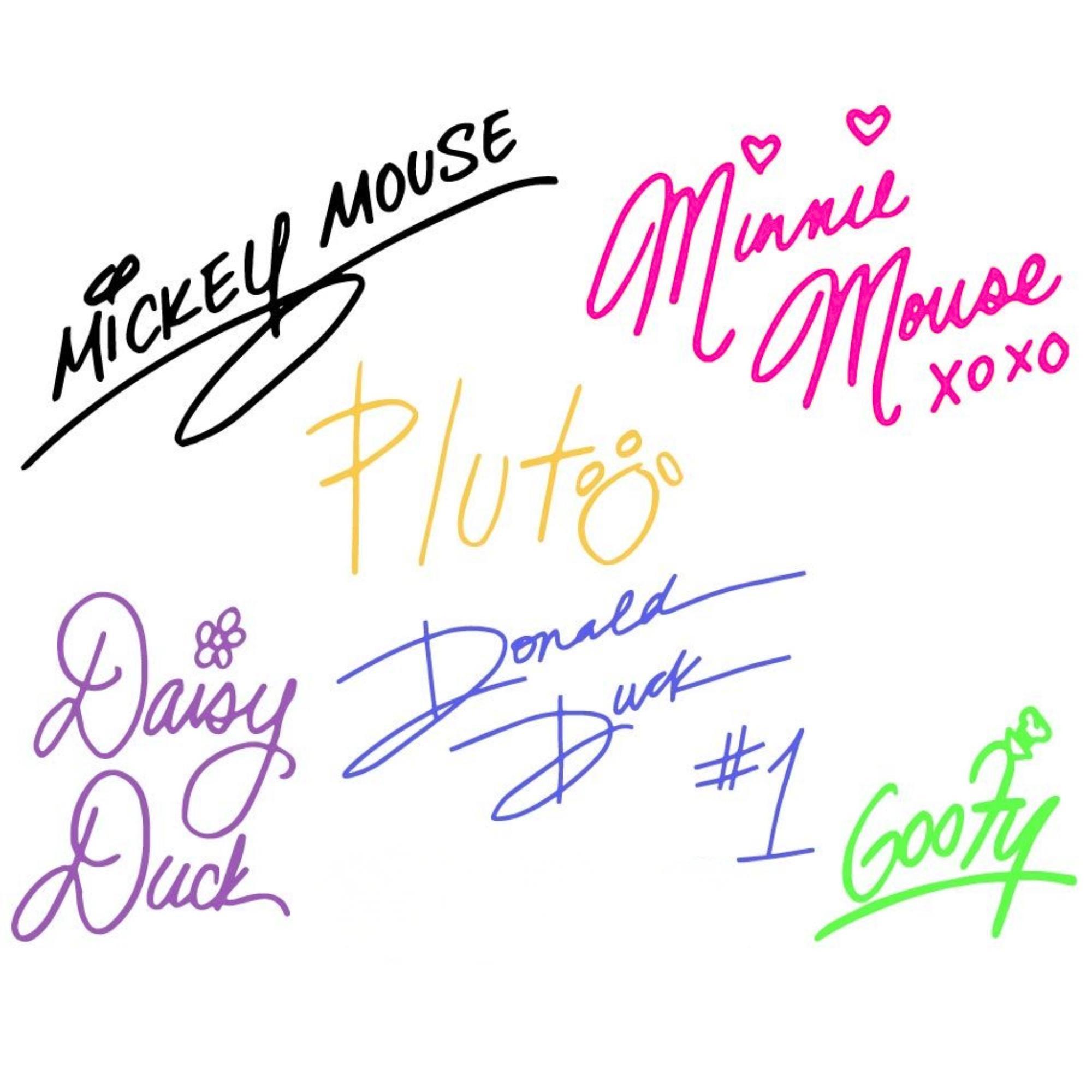 Mickey and Minnie Mouse Embroidered Cropped Tank Top – Custom Disney Autograph Cropped Tee for Girls - photo 5