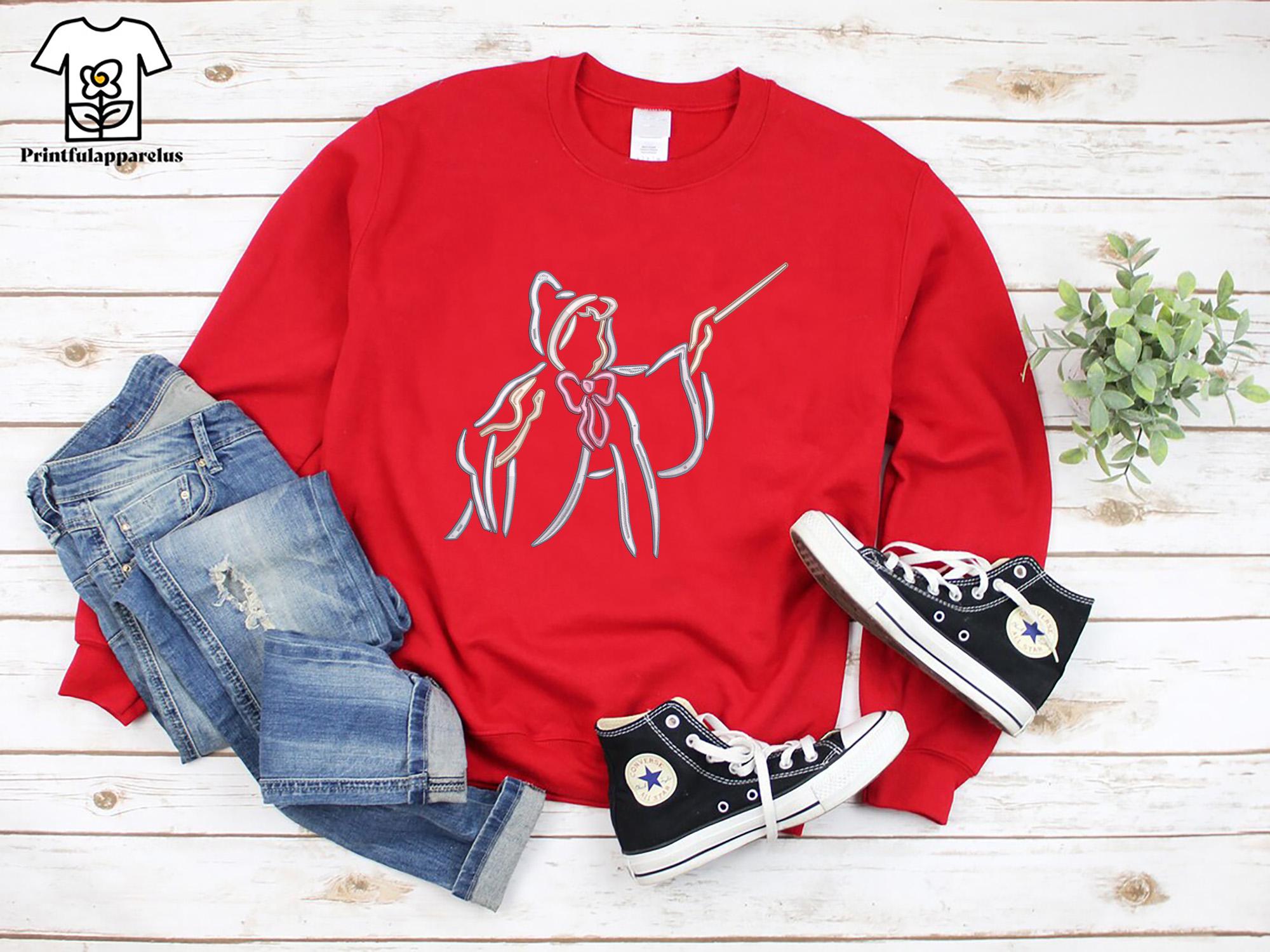 Cinderella Fairy Godmother Embroidered Sweatshirt with Bibbidi Bobbidi Boo – Disney Magic Kingdom Crewneck Gift - photo 9