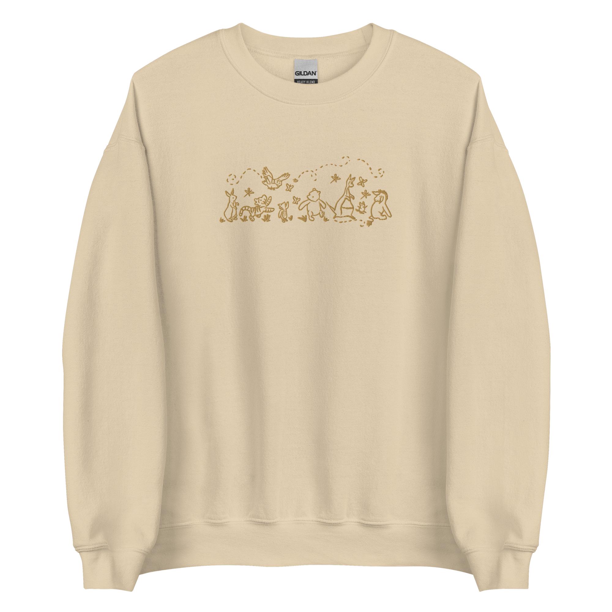 Embroidered Winnie the Pooh Sweatshirt with Pooh Parade Design – Cozy Crewneck Pullover for Pooh Bear Fans - photo 4