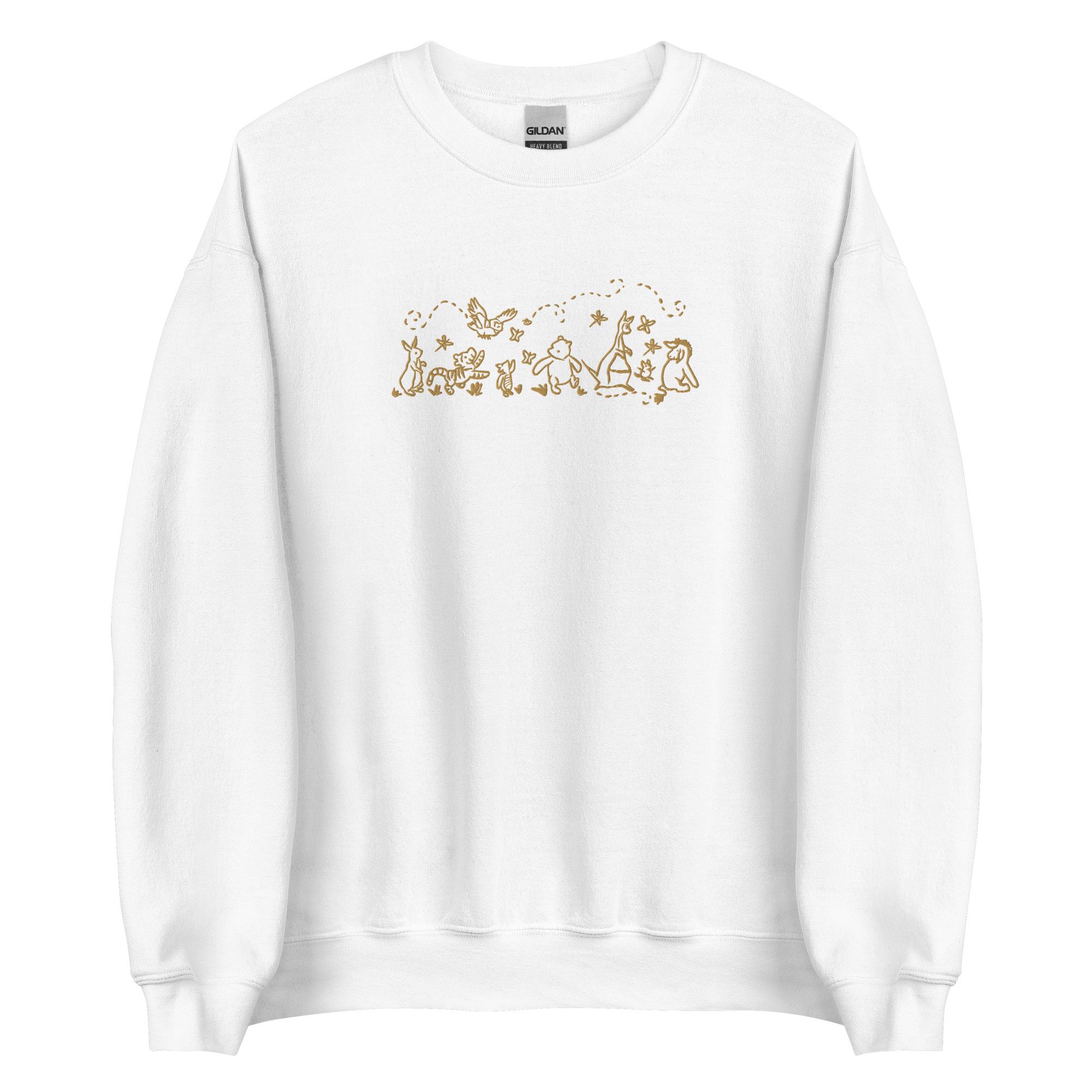 Embroidered Winnie the Pooh Sweatshirt with Pooh Parade Design – Cozy Crewneck Pullover for Pooh Bear Fans - photo 9