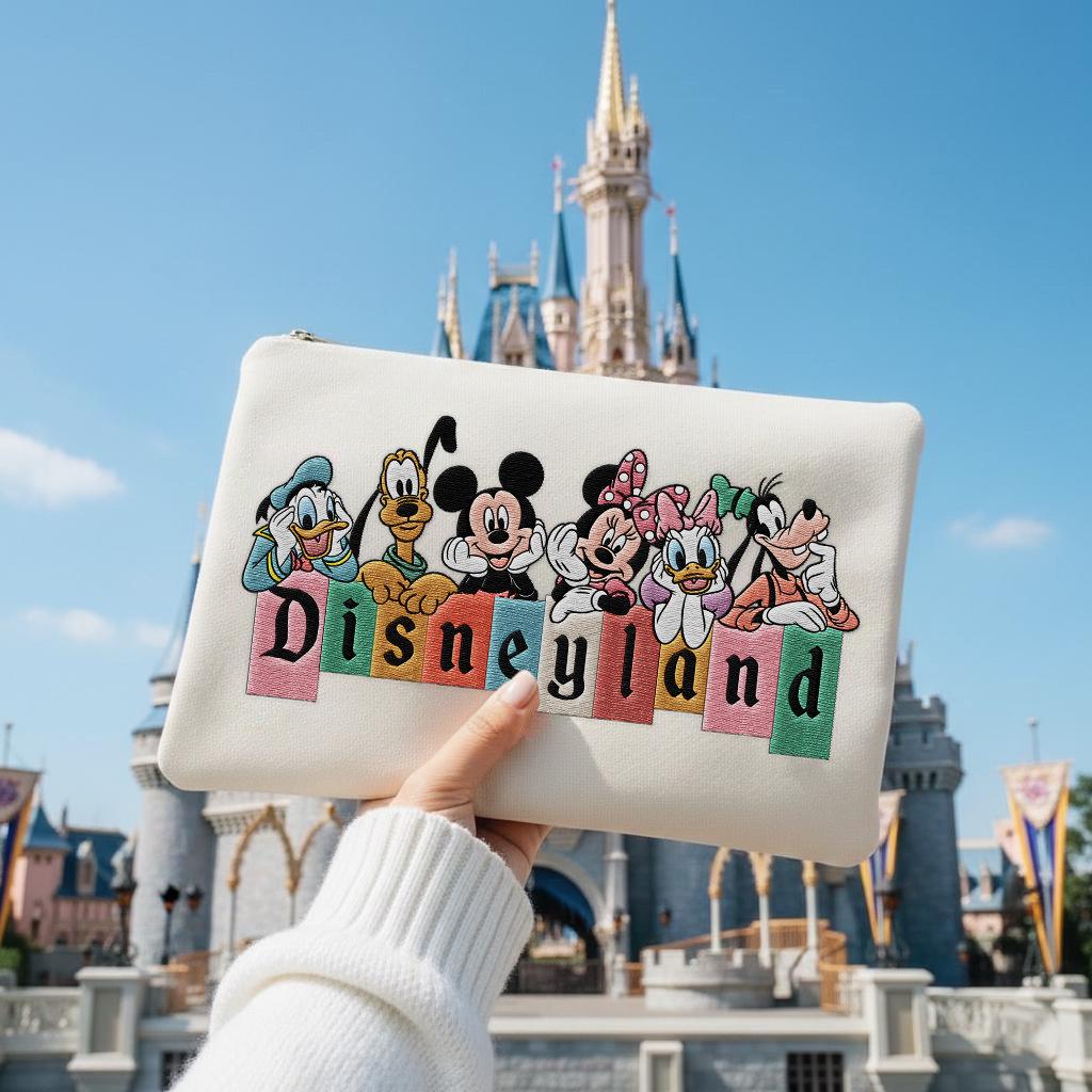 Embroidered Disneyland Mickey And Friends Shirt With Minnie – Magic Kingdom Family Matching Sweatshirt And Tee