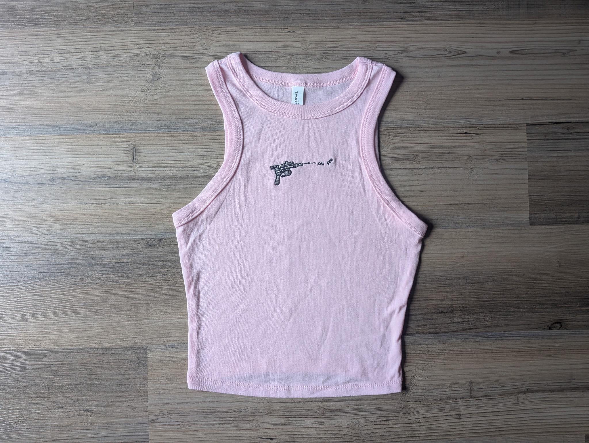 Personalized Embroidered Crop Tank And Baby Tee With Your Custom Words – Womens Unisex Vacation Tshirt With Kids Mama Initial Name - photo 13