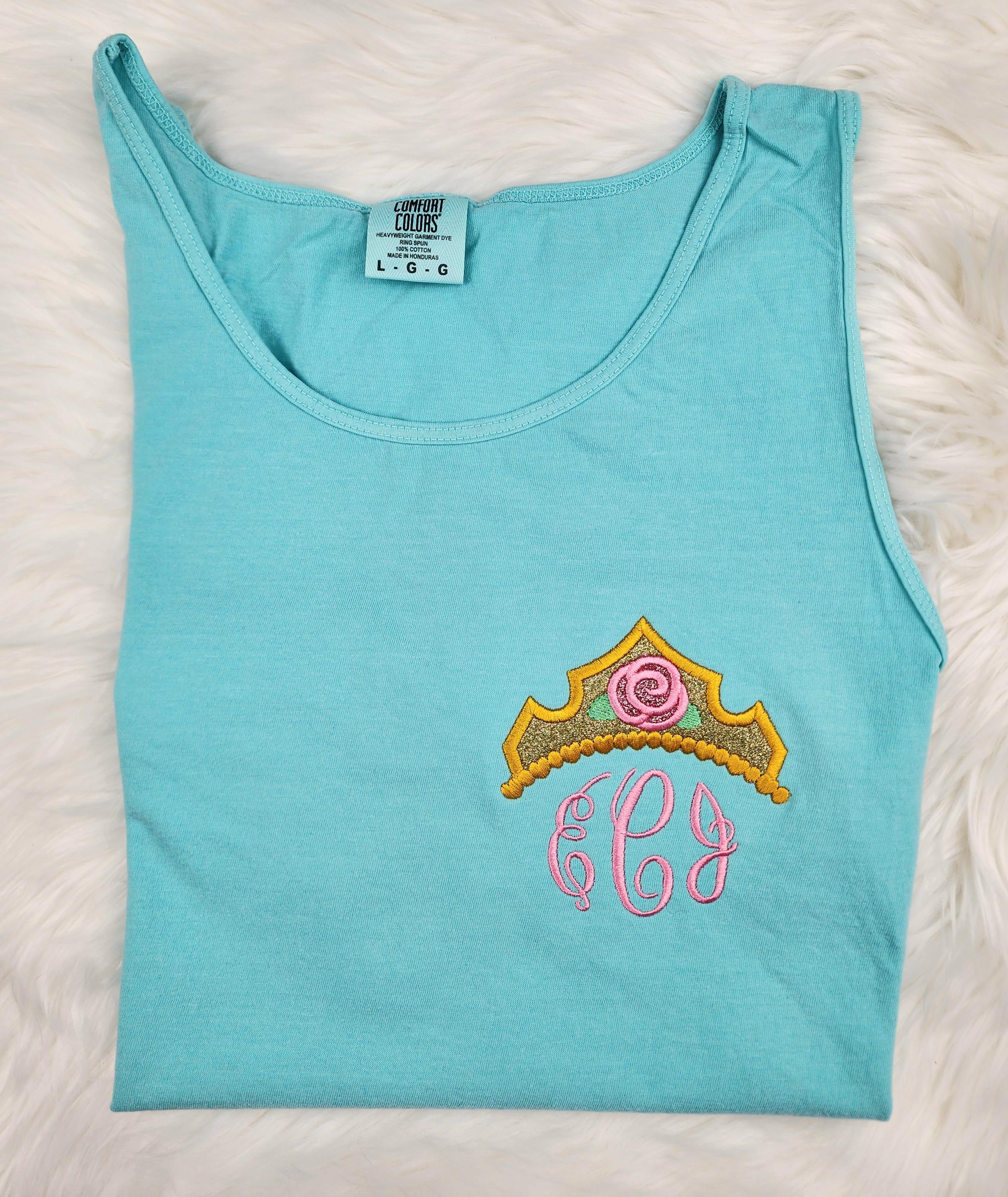 Monogrammed Aurora Embroidered Shirt – Disney Sleeping Beauty Sweatshirt With Custom Monogram Embroidery - photo 3