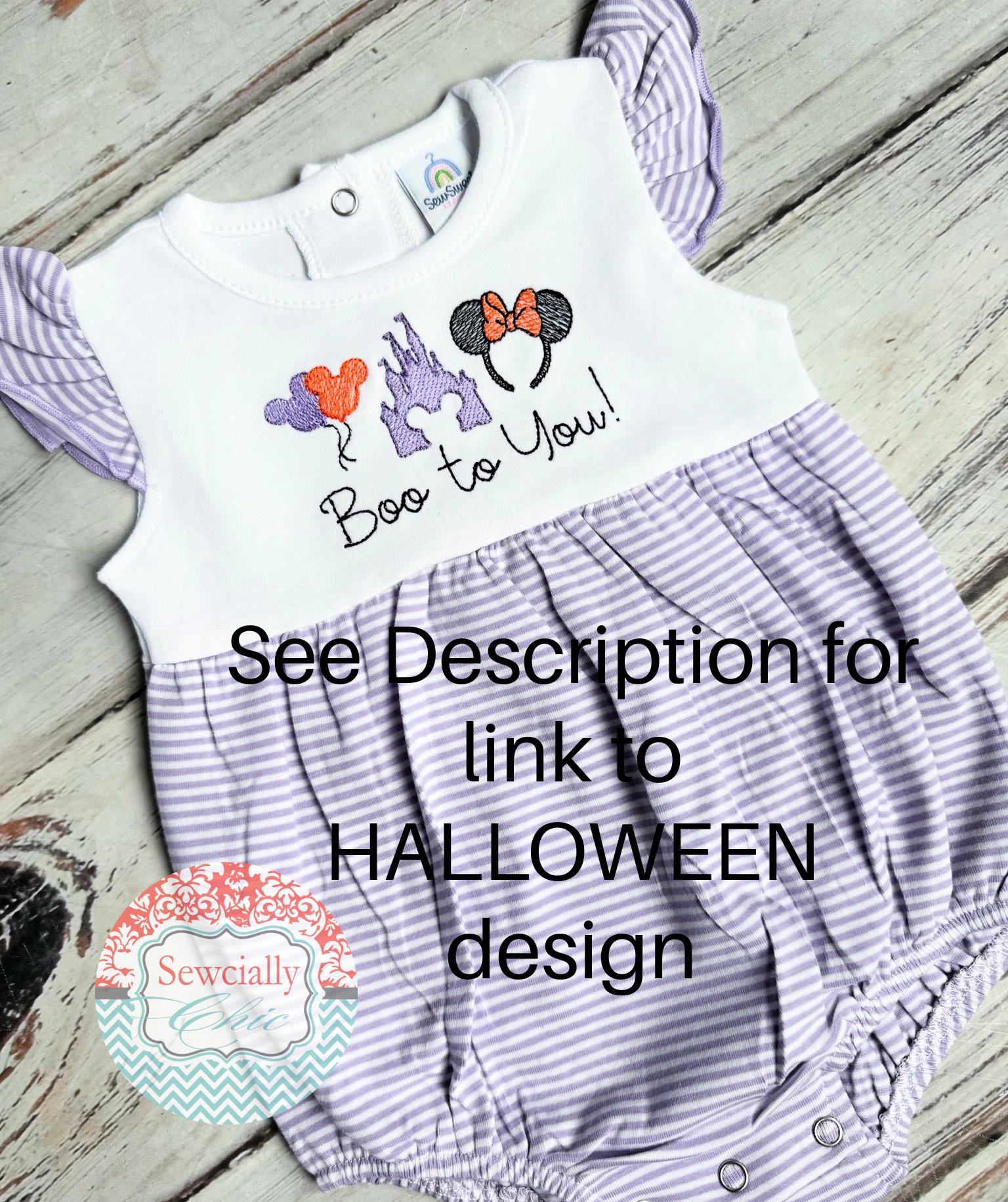 Embroidered Disney Castle Bubble Romper For Baby And Toddler Girls – Disney Princess Disneyland Outfit For Park Days - photo 5