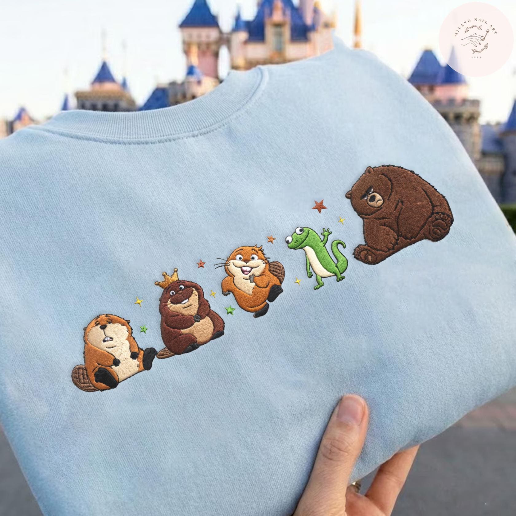 Embroidered Disney Pixar Hoppers Movie Tshirt Sweatshirt Or Hoodie – Mabel Ellen Bear Tom Lizard Loaf King George WDW Trip Shirt