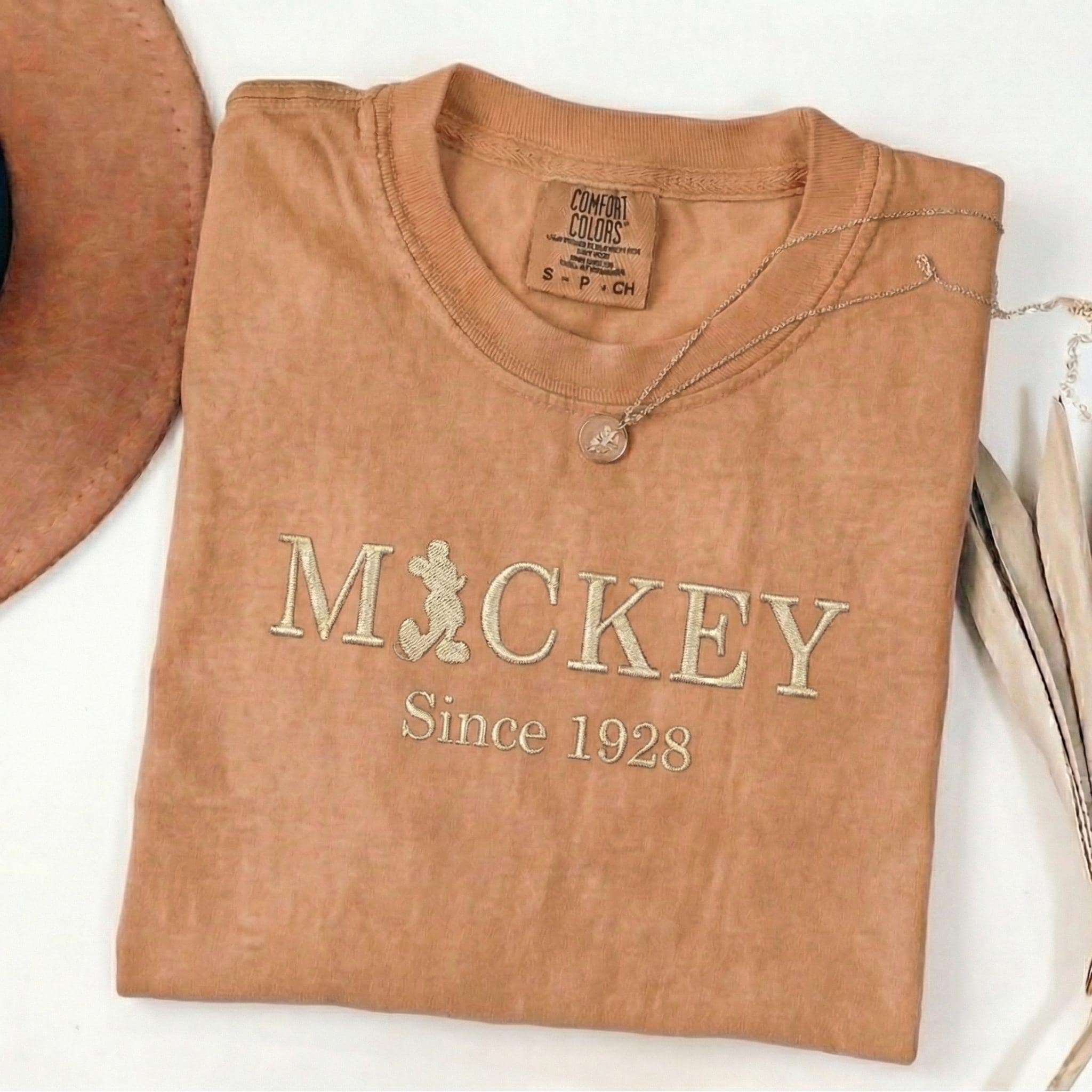 Embroidered Mickey 1928 Comfort Colors Shirt – Disney Inspired Embroidery Tee For A Disney Vacation And Disney Fan Gifts - photo 8
