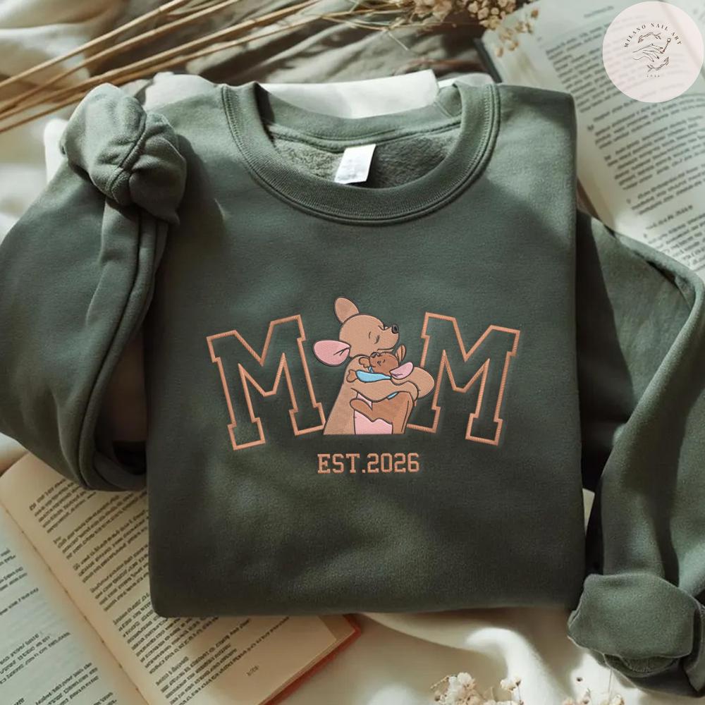 Embroidered All Disney Mom Characters Tshirt Sweatshirt Or Hoodie – Duchess Perdita Mrs Potts Helen Parr Mrs Jumbo Mother's Day Gift - photo 8
