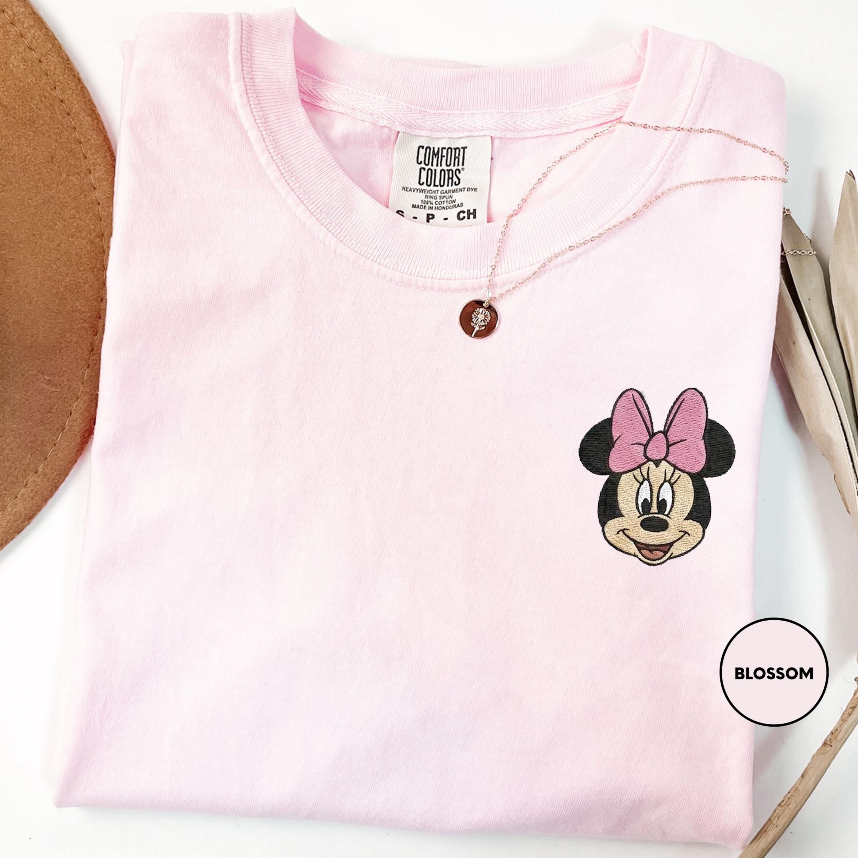Mickey and Friends Embroidered Comfort Colors Shirt – Disney World Vacation Matching Tee for Disney Trips and Park Days - photo 3