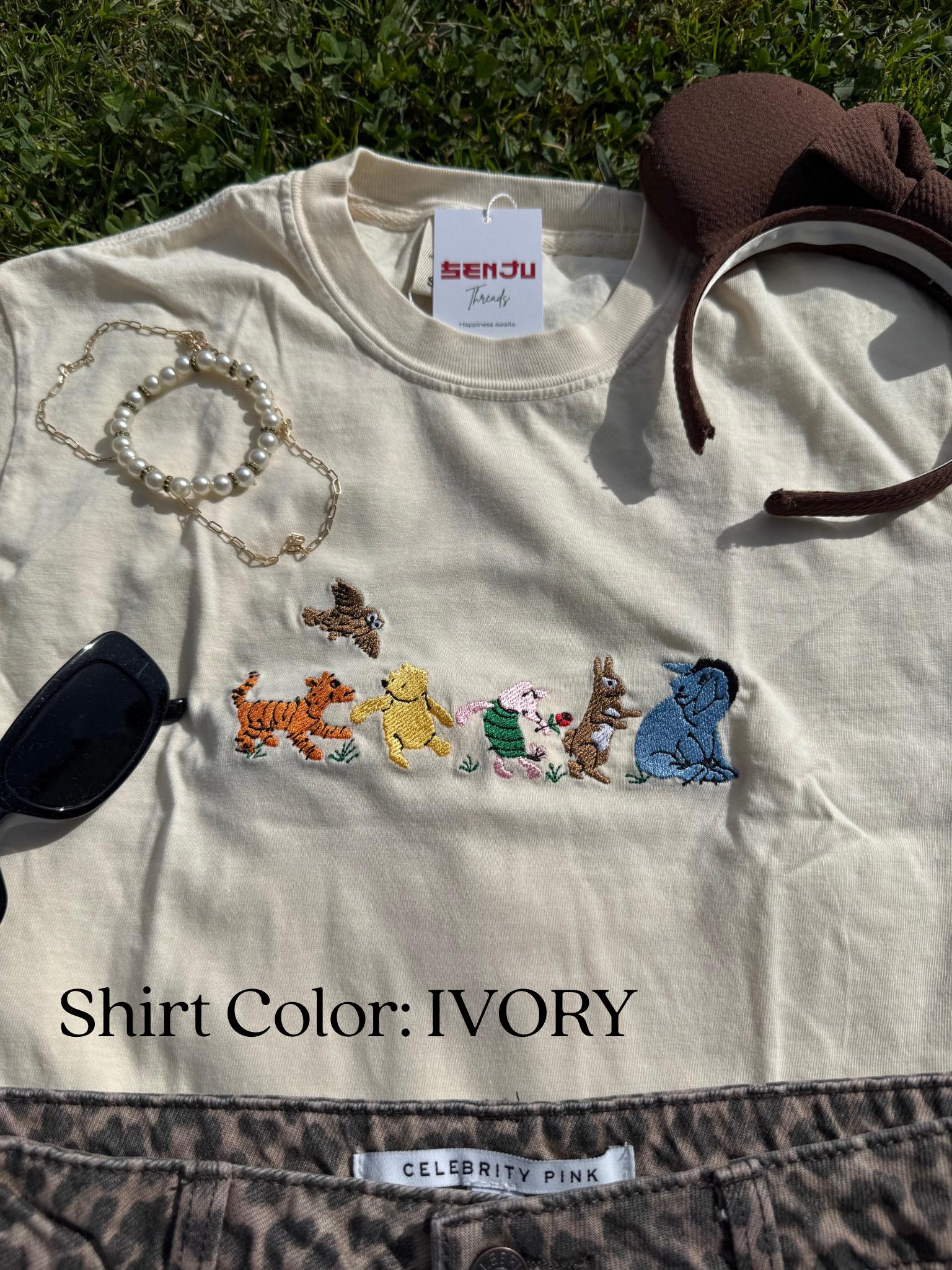 Vintage Winnie the Pooh Embroidered T-Shirt for Adults – Classic Honey Bear Tee for Everyday Casual Wear - photo 3