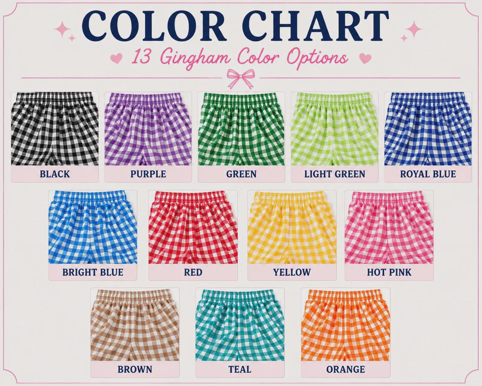 Adorable Disney Inspired Ghost Host Halloween Embroidered Gingham Shorts for Spooky Season Park Day Outfits - photo 7