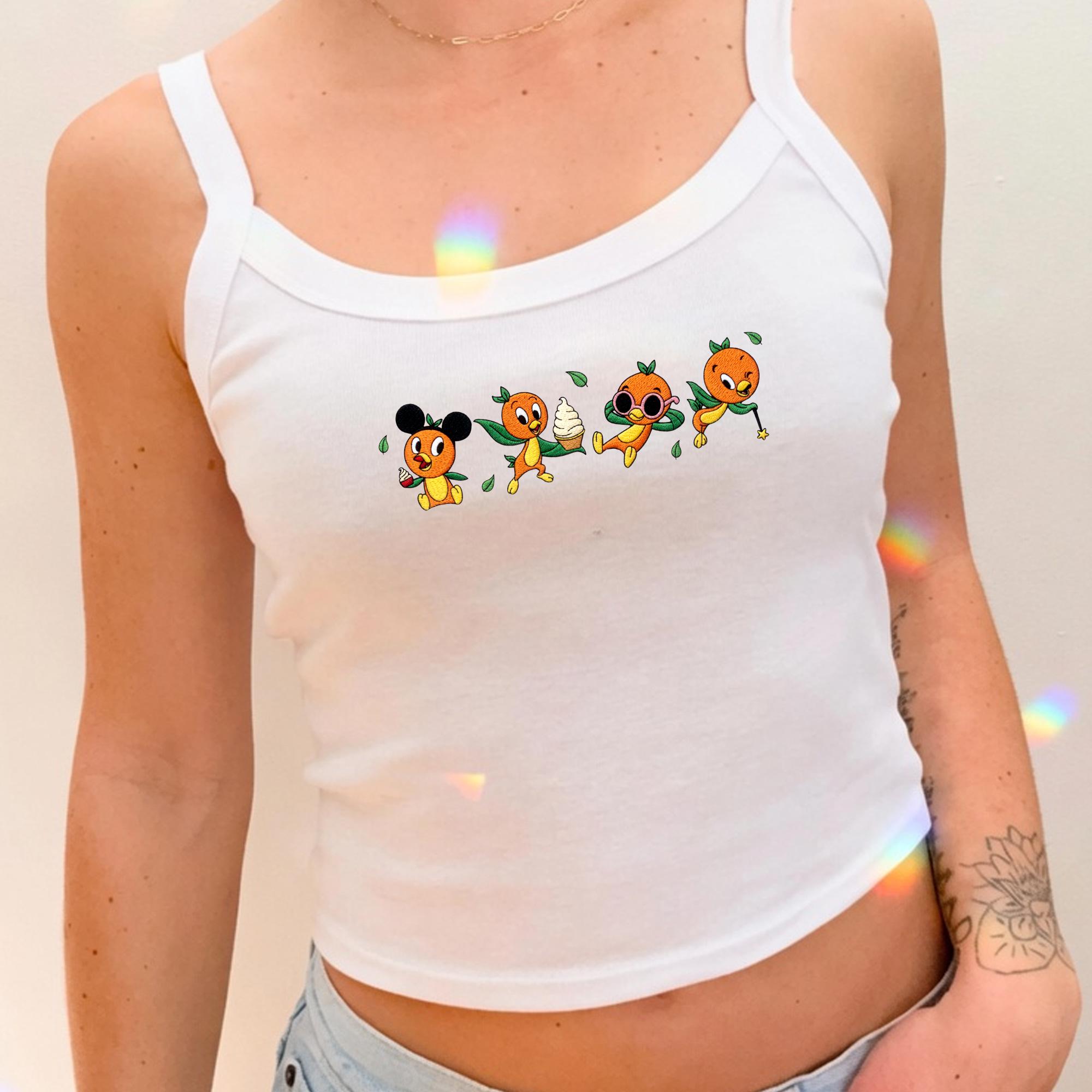 Embroidered Disney Orange Bird Tank with Sunshine Tree Terrace Inspired Shirt for Retro Disney Park Outfit - photo 8