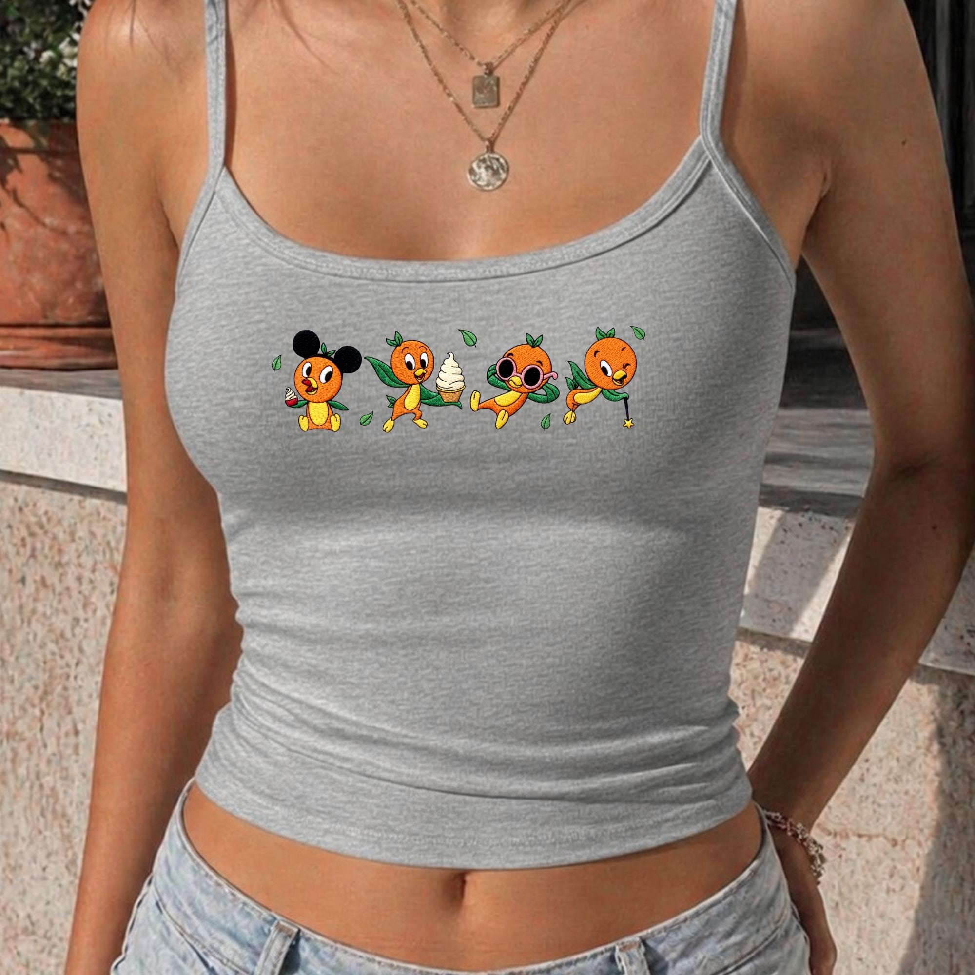 Embroidered Disney Orange Bird Tank with Sunshine Tree Terrace Inspired Shirt for Retro Disney Park Outfit - photo 9