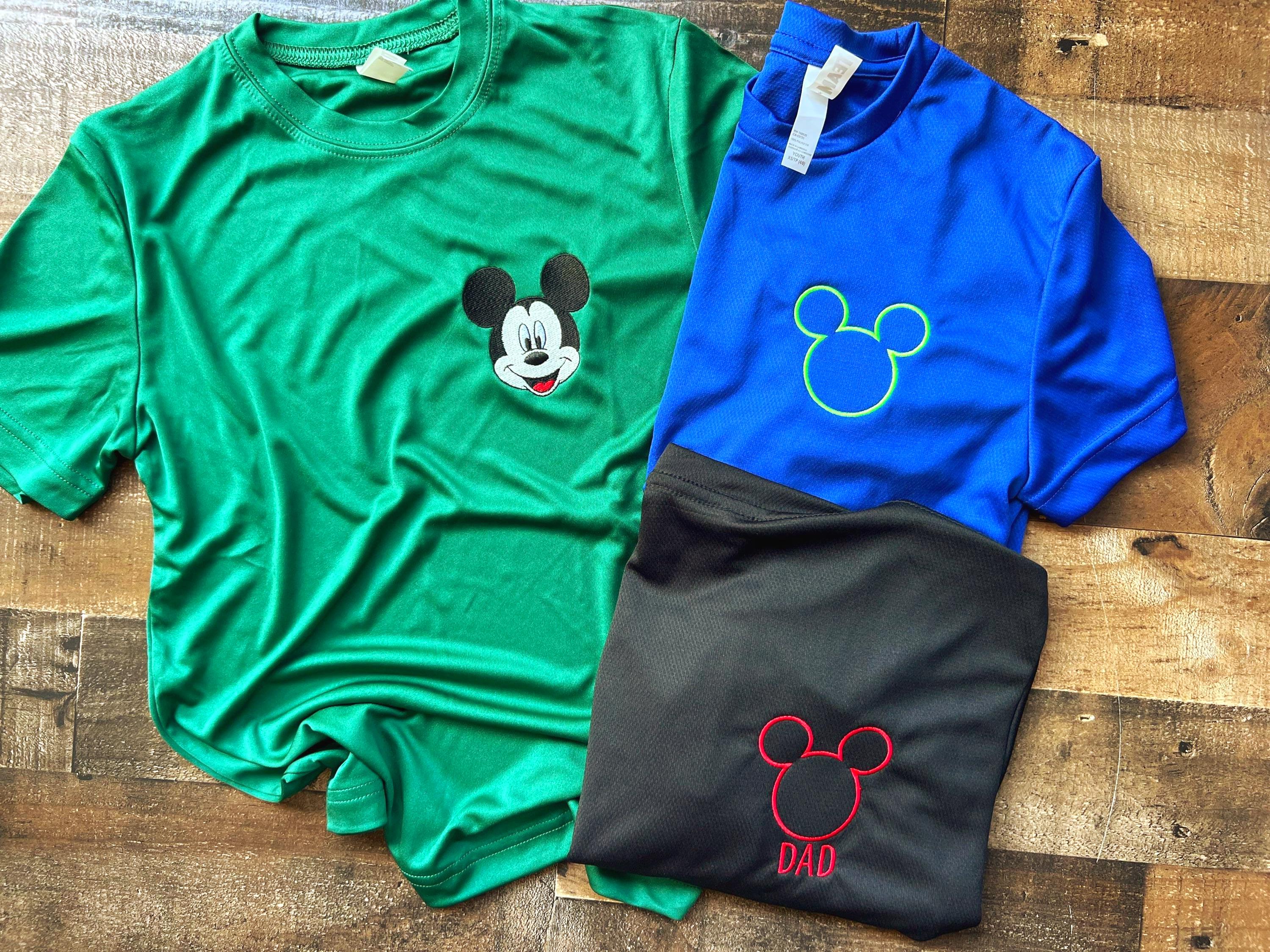 Athletic Mickey Embroidered Dri Fit Disney Shirt – Lightweight Summer Performance Mouse Tee for Dad and Mens Wear - photo 2