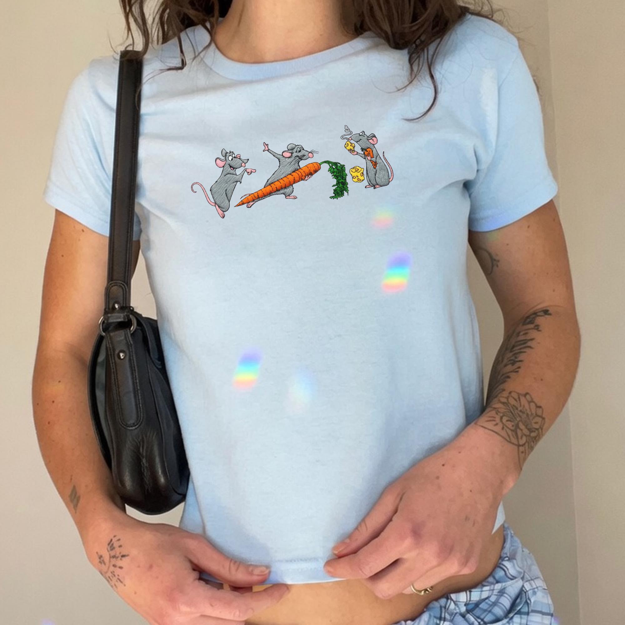 Embroidered Ratatouille Disney Tank Top with Remy Little Chef Baby Tee and Vintage Disney Park T-Shirt for Epcot Food and Wine Outfit and Disney Gift - photo 2