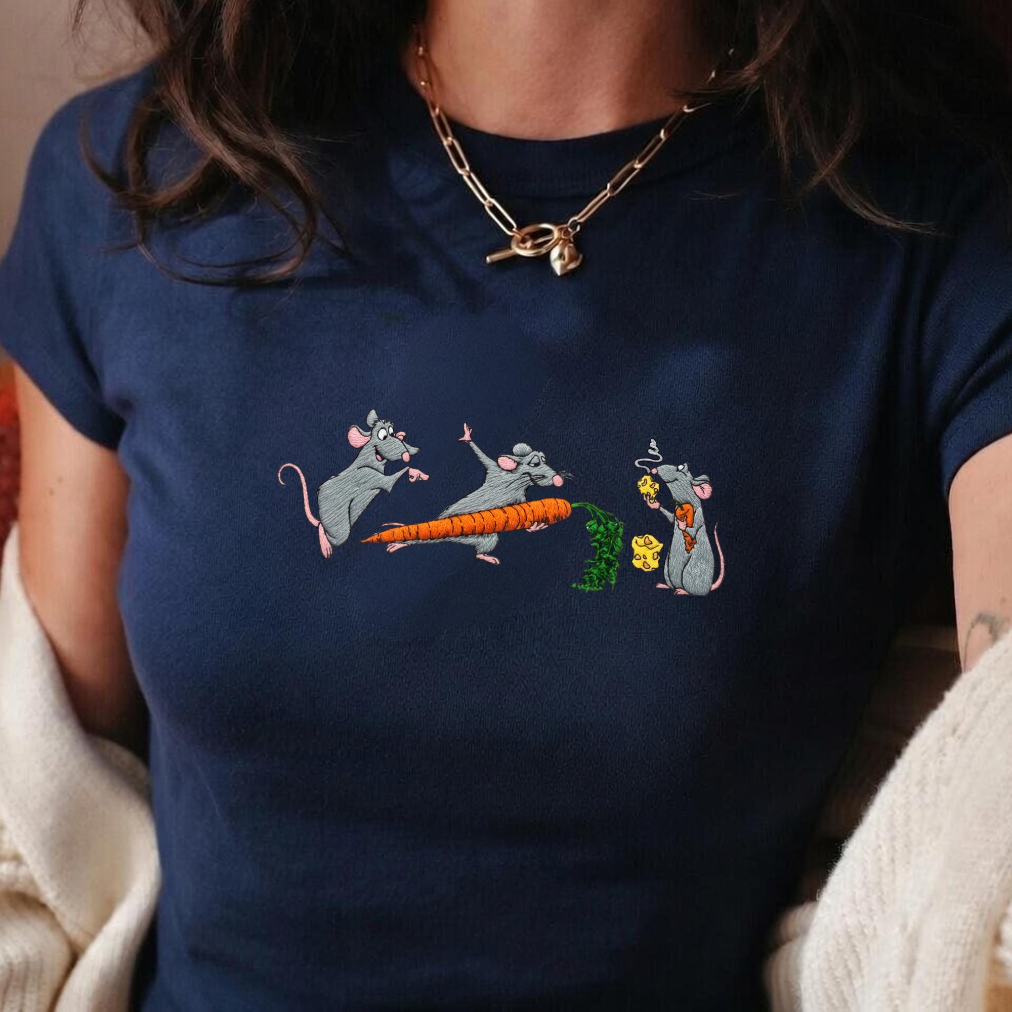 Embroidered Ratatouille Disney Tank Top with Remy Little Chef Baby Tee and Vintage Disney Park T-Shirt for Epcot Food and Wine Outfit and Disney Gift - photo 3