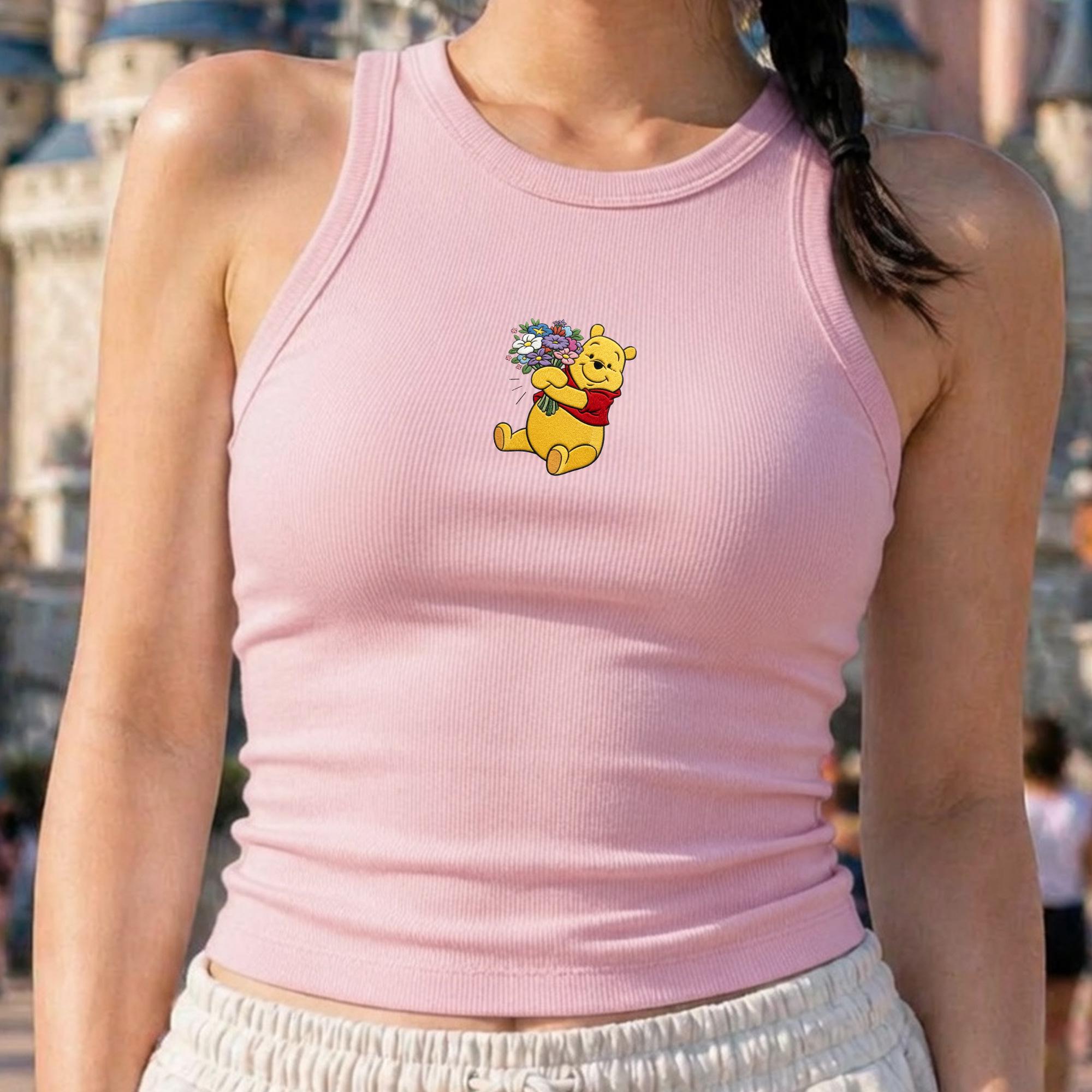 Embroidered Winnie the Pooh Baby Tee with Walt Disney Tank Top for Disney Family Trip Shirt - photo 10