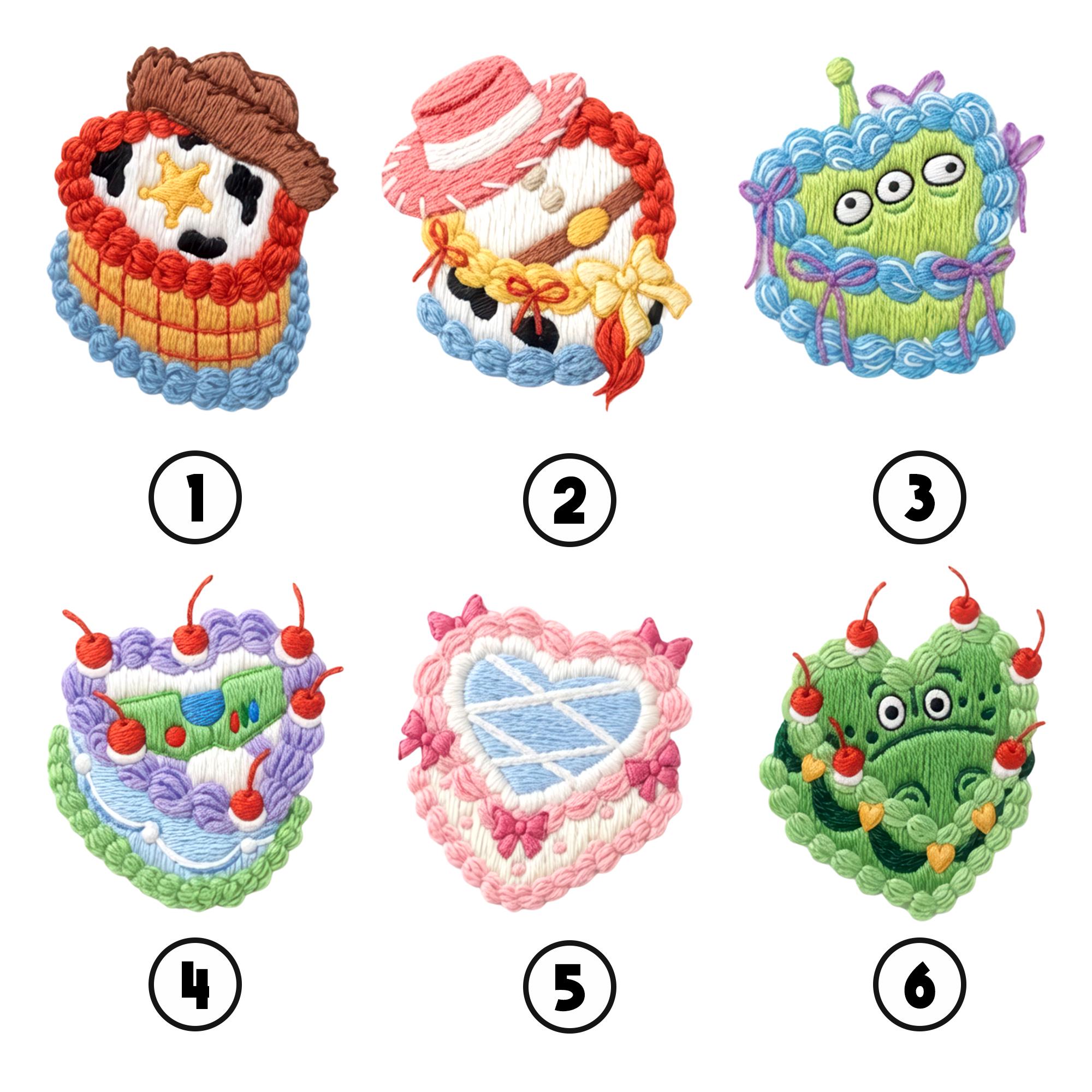 Embroidered Toy Story Coquette Cakes Tank Top with Pixar Toy Story Style Bakery Tank for Disney Treats Shirt Baby Tee - photo 3