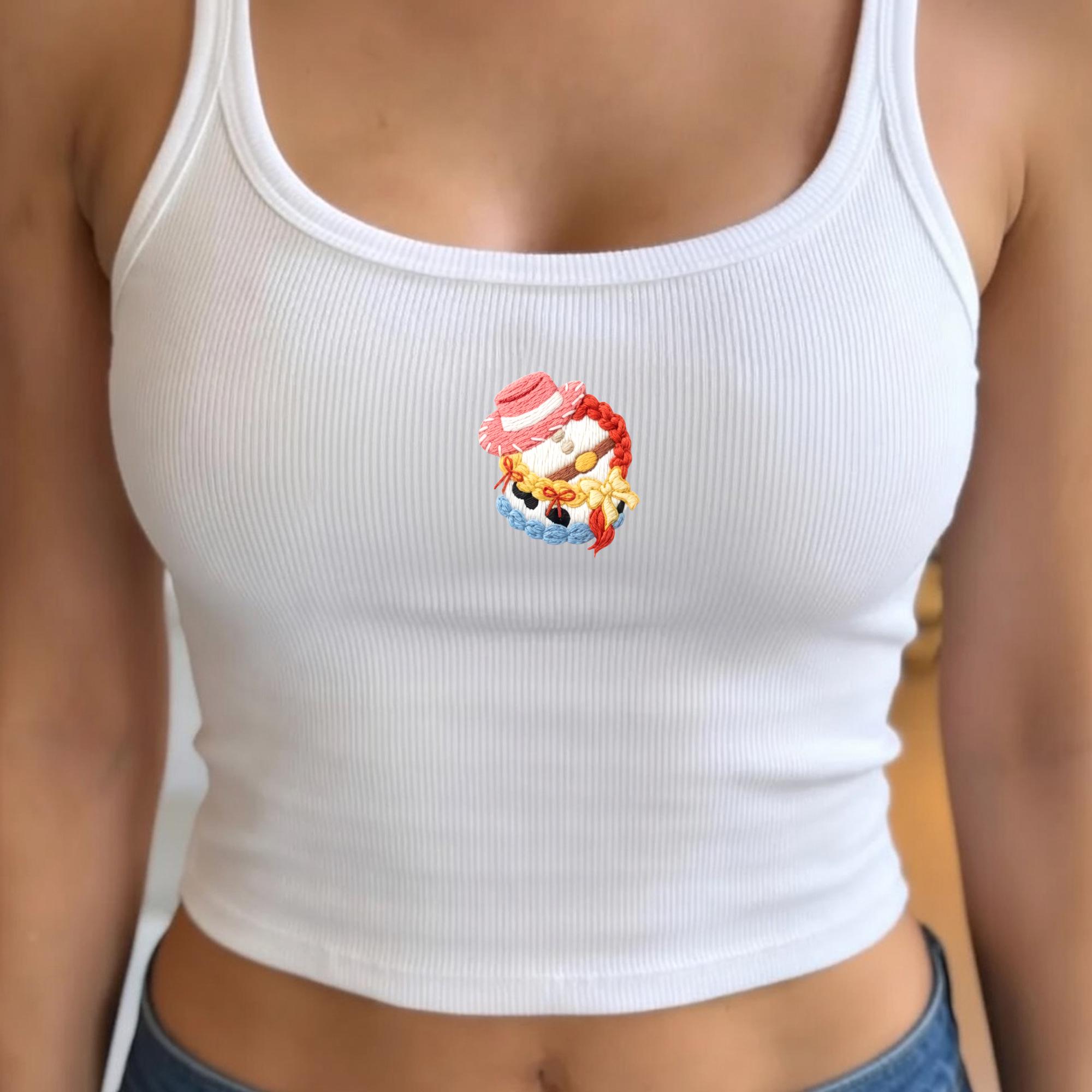 Embroidered Toy Story Coquette Cakes Tank Top with Pixar Toy Story Style Bakery Tank for Disney Treats Shirt Baby Tee - photo 5