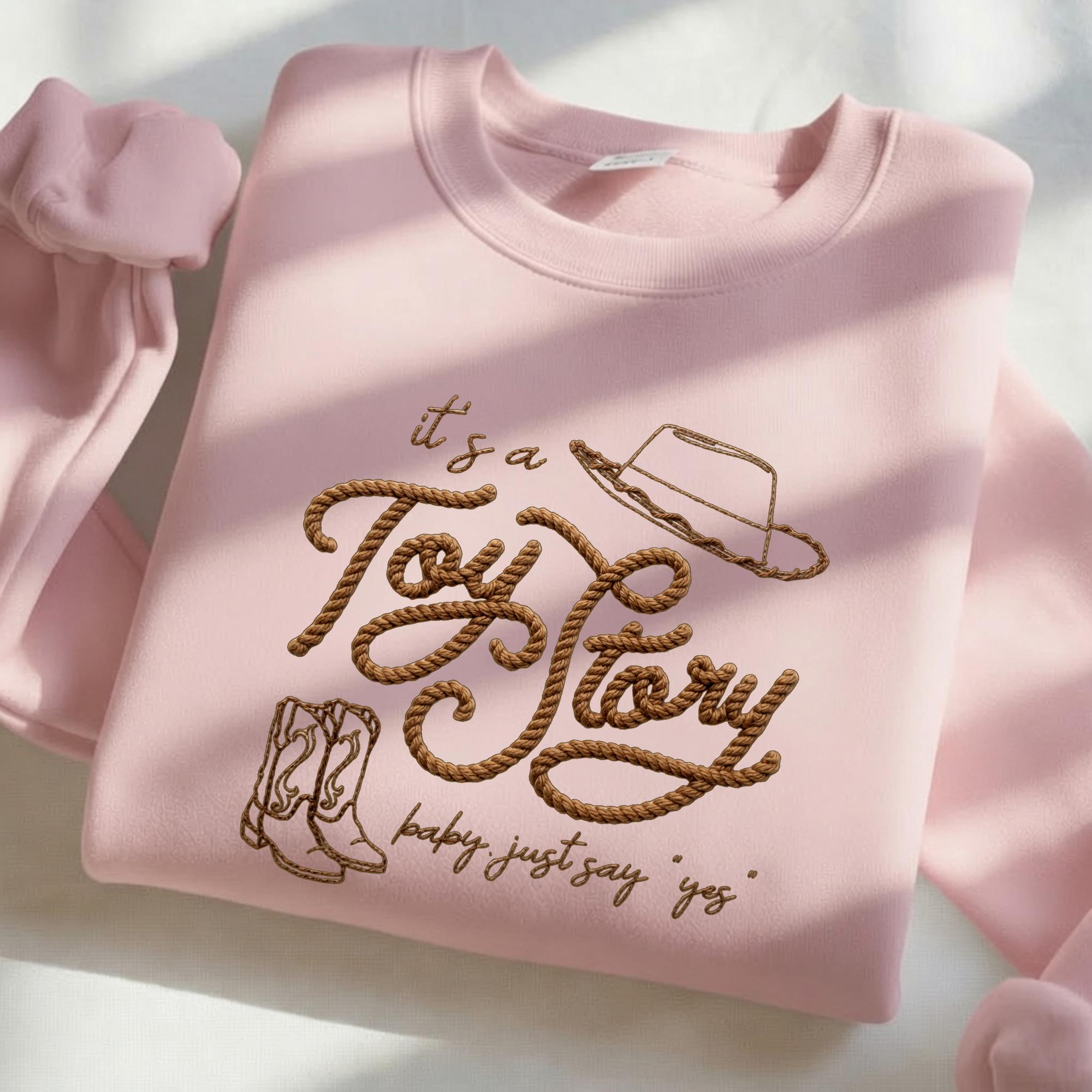 Embroidered Retro It's A Toy Story Shirt with Western Cowboy Graphic Tee and Country Aesthetic Disney Lovers Gift for Cute Western Sweatshirt Hoodie - photo 7