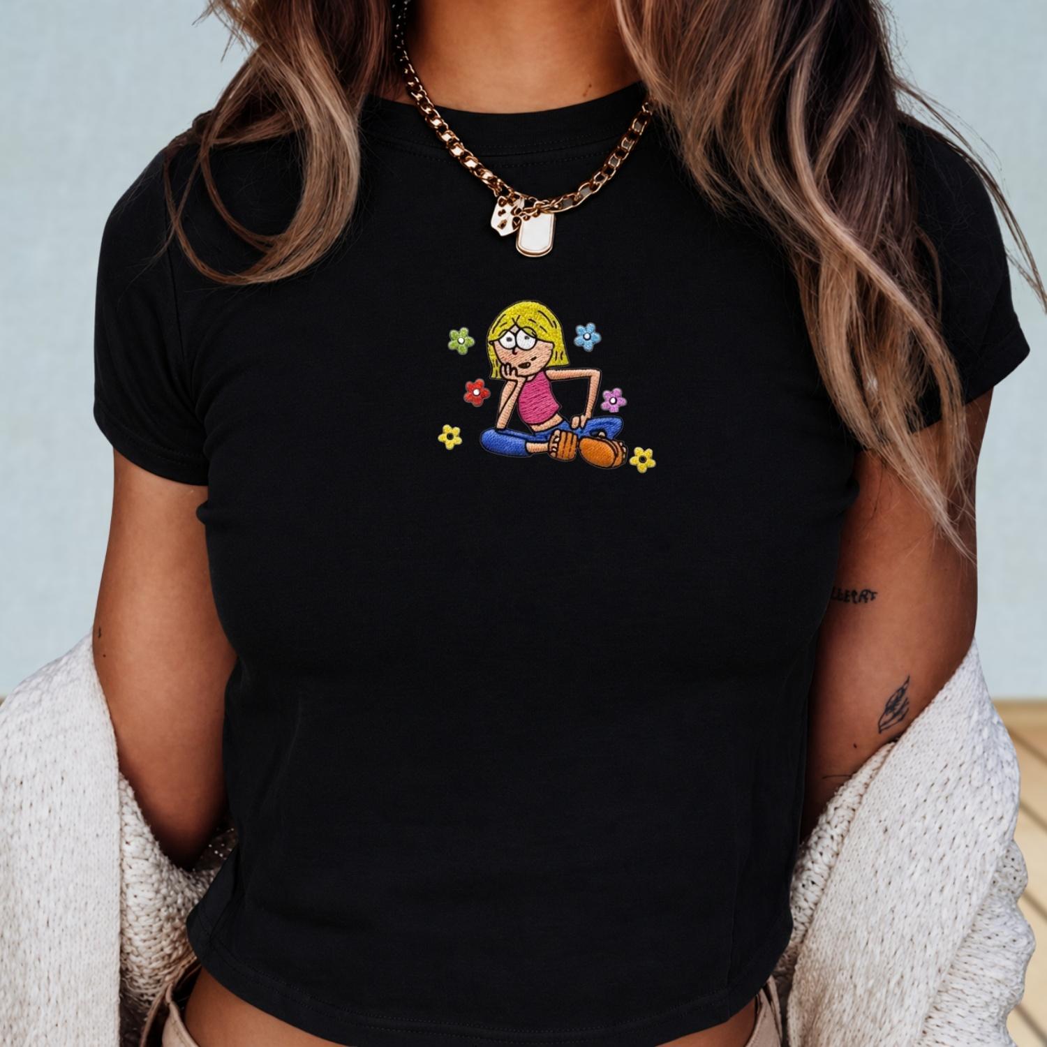 Lizzie McGuire Embroidered Baby Tee with This Is What Dreams Are Made Of – Y2K Disney Inspired 2000s Outfit Shirt Gift for Her - photo 3