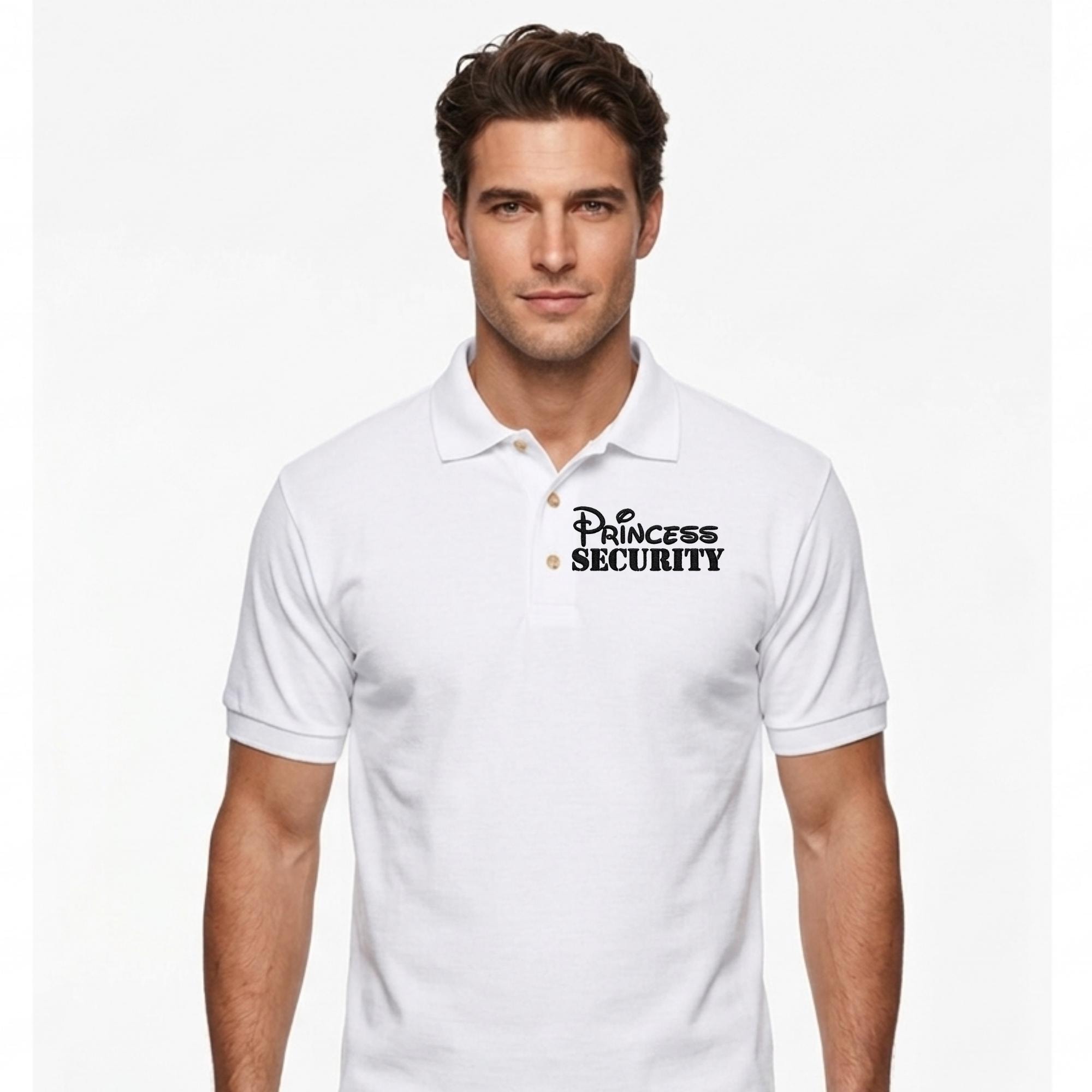 Embroidered Mickey Princess Security Polo for Kids and Dads – Dry Blend First Time Father Tee - photo 4