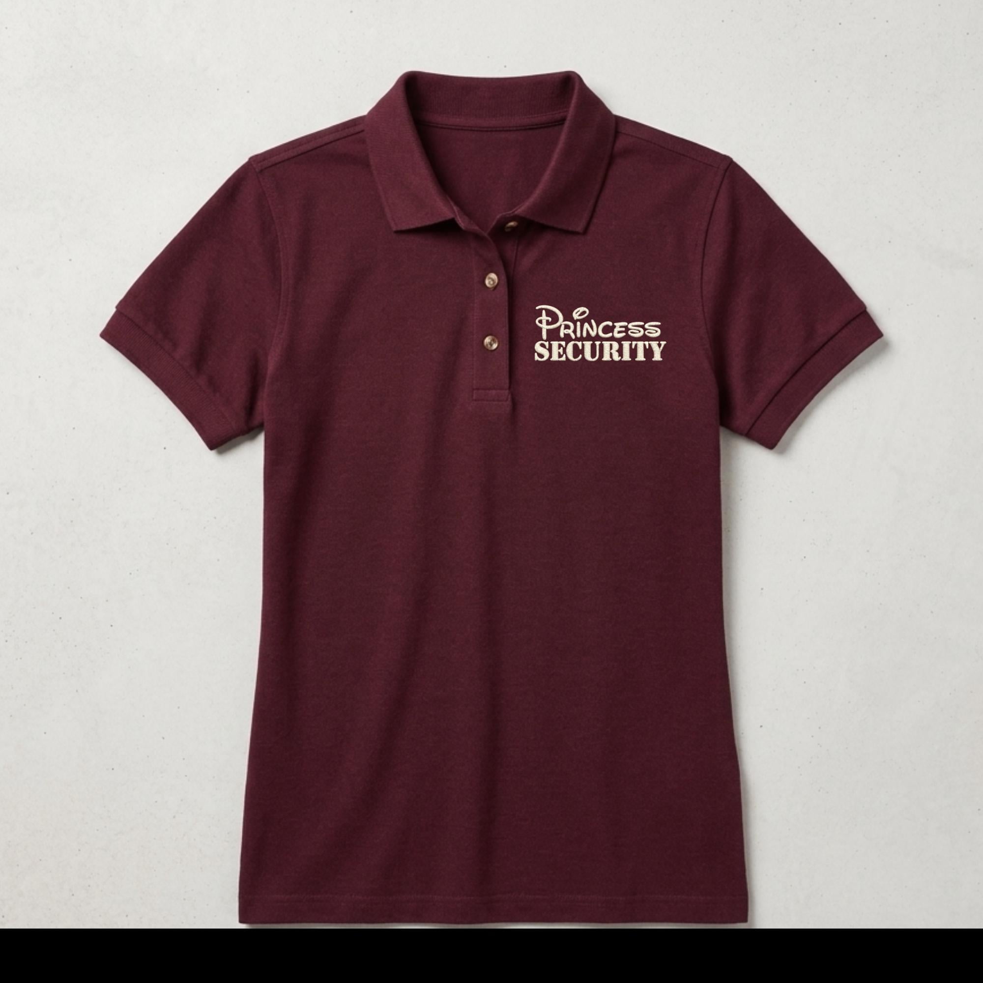 Embroidered Mickey Princess Security Polo for Kids and Dads – Dry Blend First Time Father Tee - photo 5