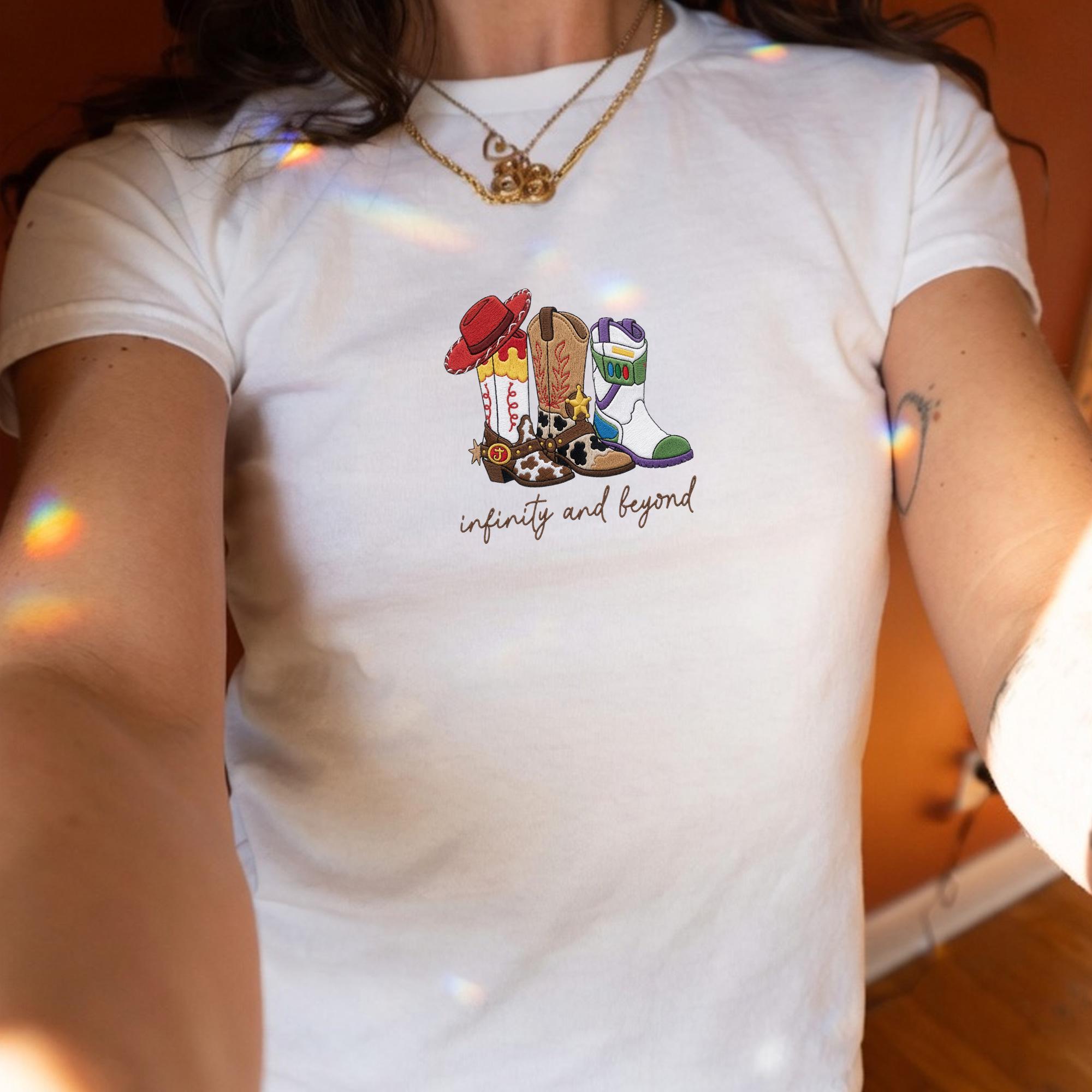 Embroidered To Infinity And Beyond Toy Story Tank Top – Pixar Disney Baby Tee For Magic Kingdom Vacation Shirt - photo 7
