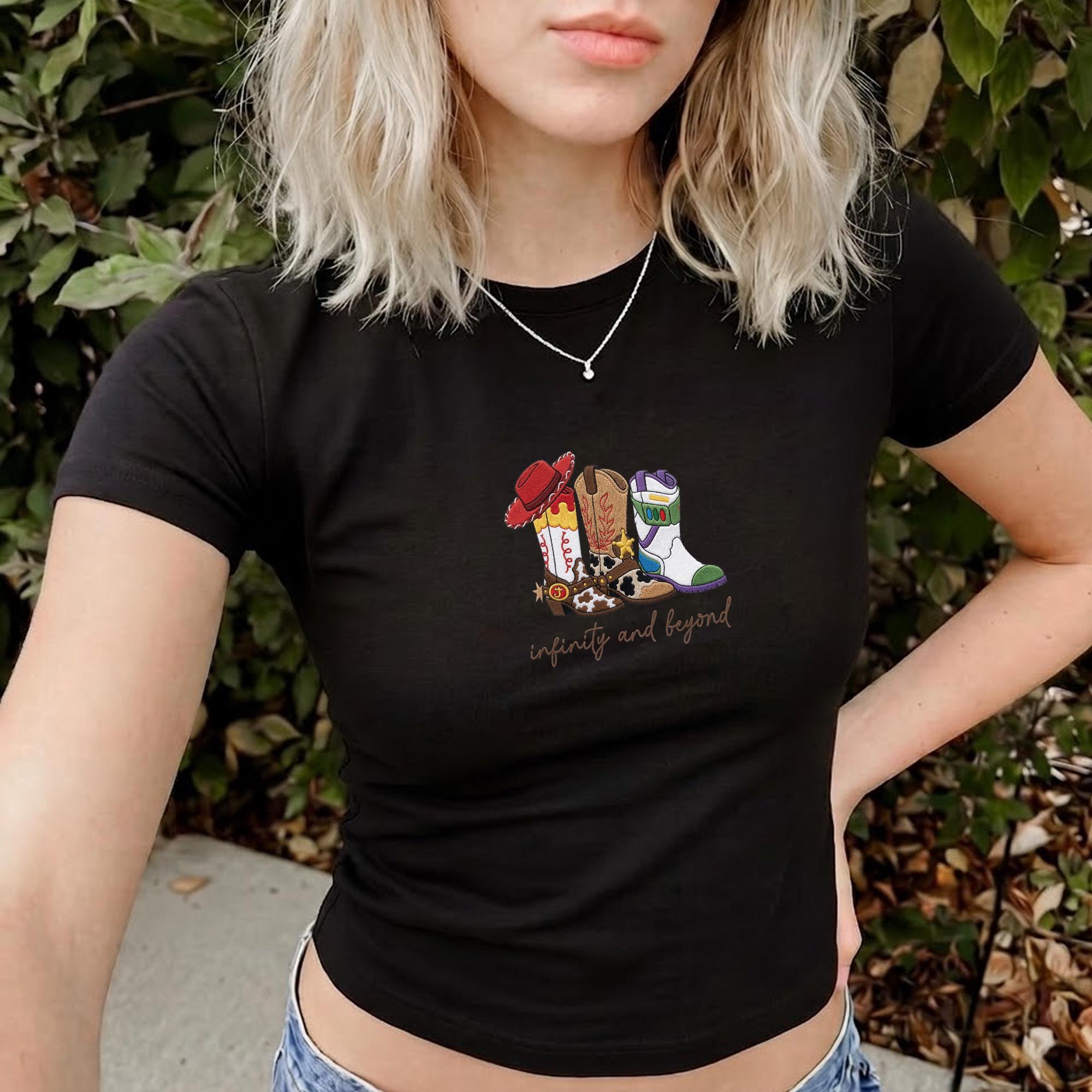 Embroidered To Infinity And Beyond Toy Story Tank Top – Pixar Disney Baby Tee For Magic Kingdom Vacation Shirt - photo 9
