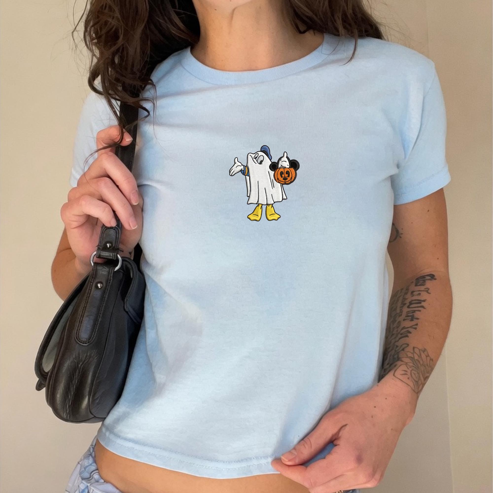 Embroidered Mickey Mouse Halloween Tank Top – Disney Pumpkin Baby Tee For Walt Disney World Park Day Outfit Family Vacation Shirt - photo 11