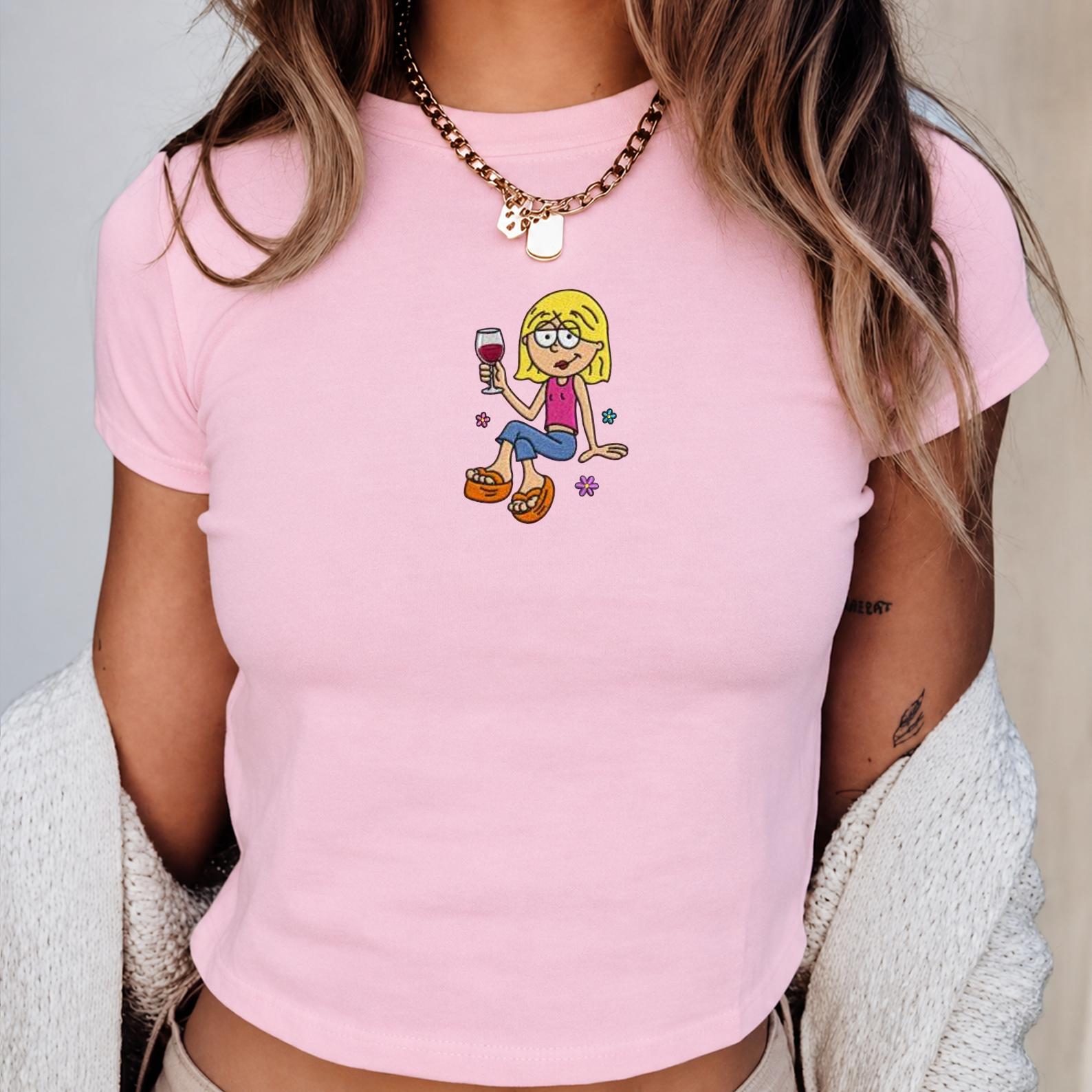 Lizzie McGuire Embroidered Baby Tee This Is What Dreams Are Made Of, Women's Disney Channel Top and Y2K Birthday Girl Gift for Her - photo 4