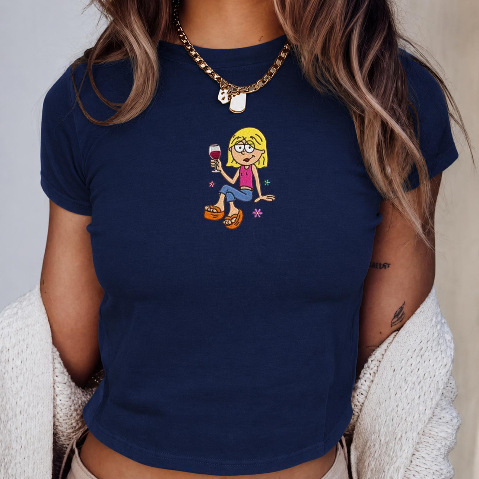 Lizzie McGuire Embroidered Baby Tee This Is What Dreams Are Made Of, Women's Disney Channel Top and Y2K Birthday Girl Gift for Her - photo 5