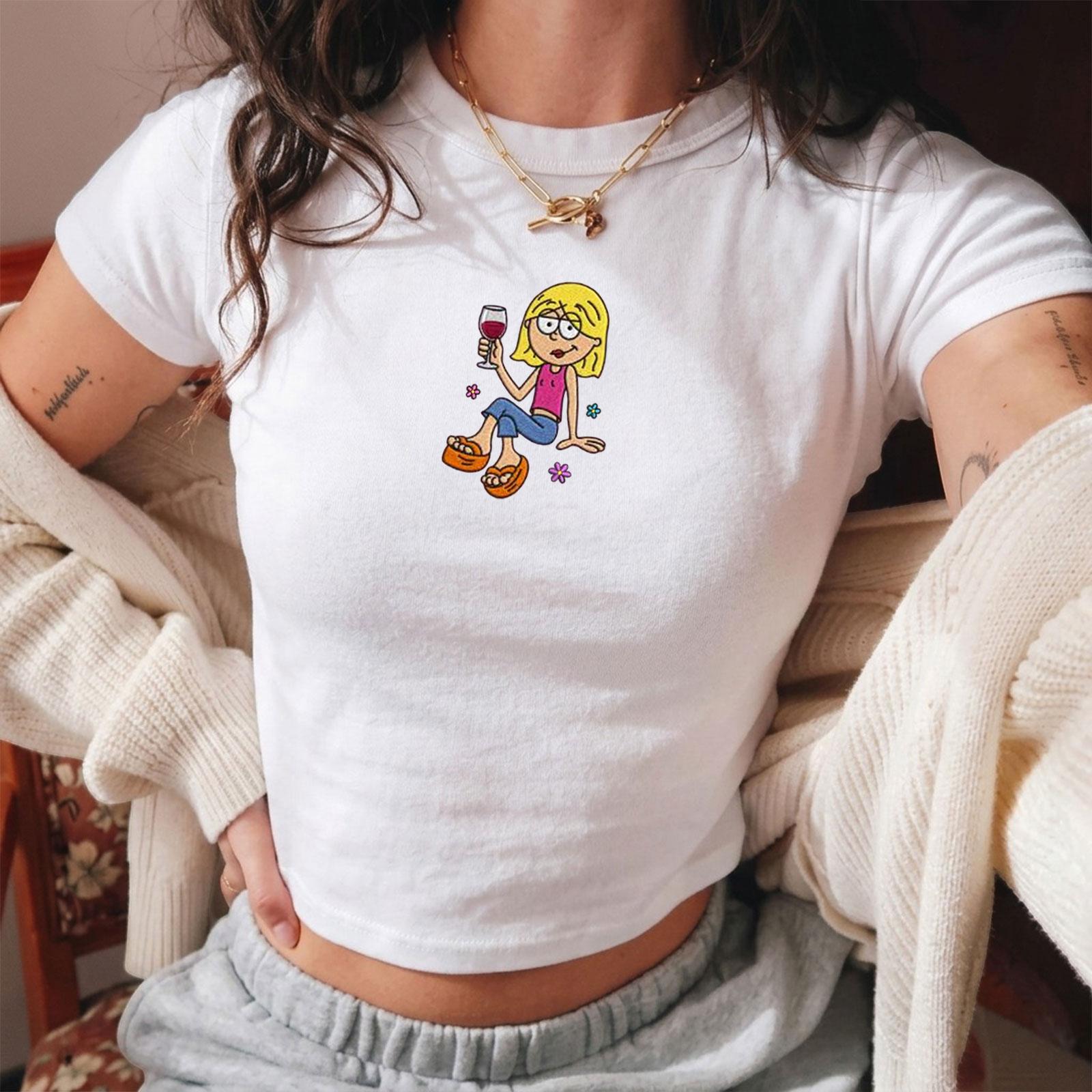 Lizzie McGuire Embroidered Baby Tee This Is What Dreams Are Made Of, Women's Disney Channel Top and Y2K Birthday Girl Gift for Her - photo 6