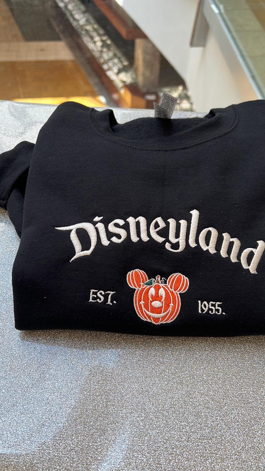 Disneyland Embroidered Halloween Pumpkin Sweatshirt With Disney Park Sweater and Hoodie Styles for Fall - photo 4
