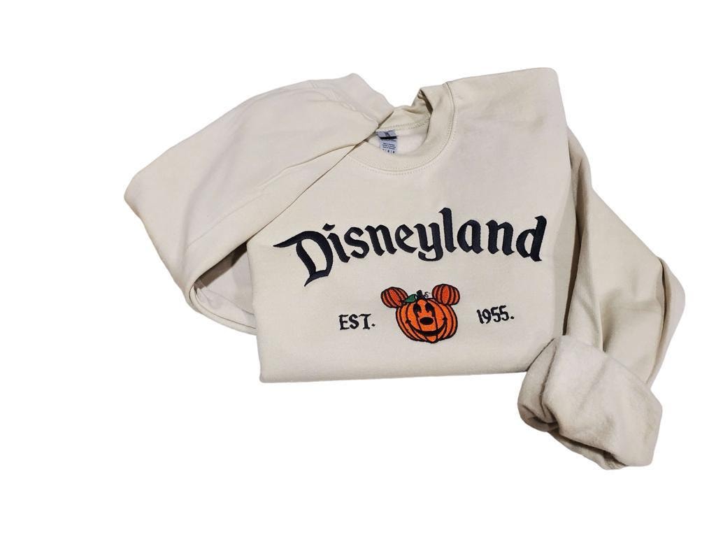 Disneyland Embroidered Halloween Pumpkin Sweatshirt With Disney Park Sweater and Hoodie Styles for Fall - photo 6